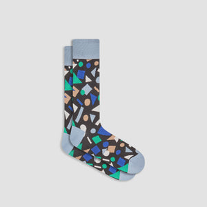 Geometric Mid-Calf Socks
