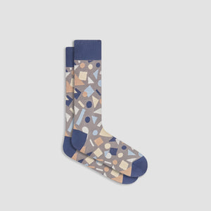 Geometric Mid-Calf Socks