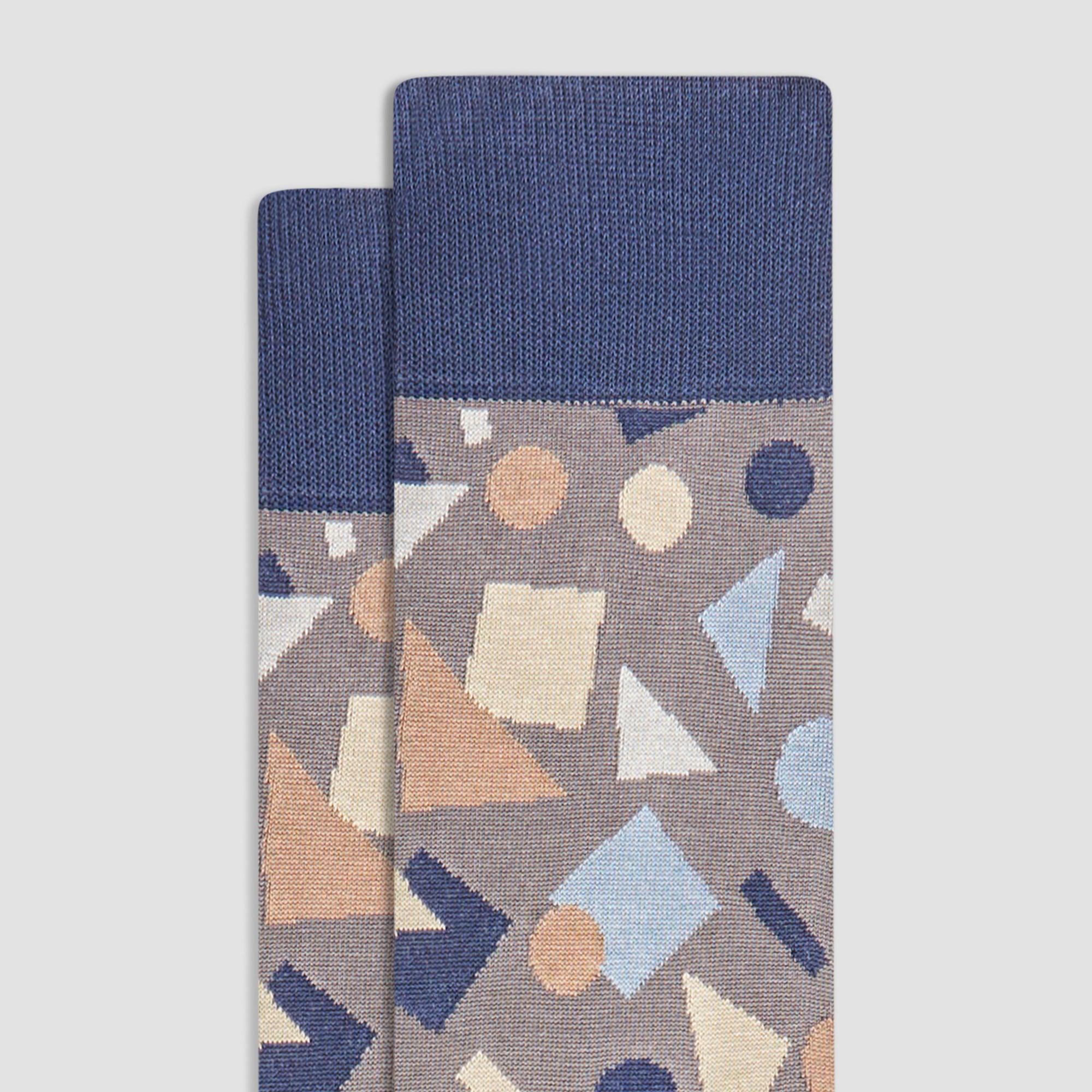 Geometric Mid-Calf Socks
