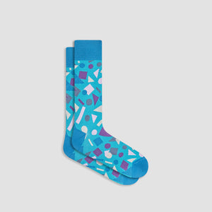 Geometric Mid-Calf Socks