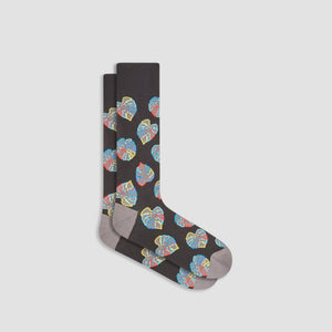 Leaves Mid-Calf Socks
