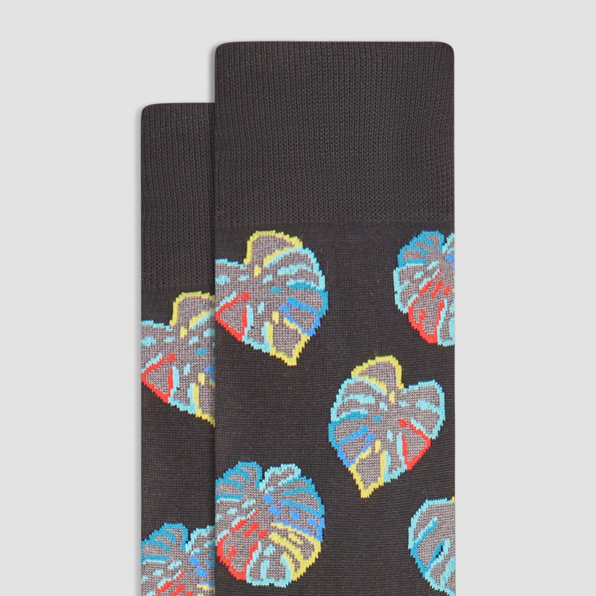 Leaves Mid-Calf Socks