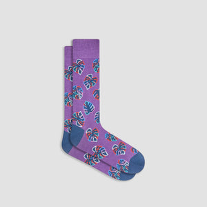 Leaves Mid-Calf Socks