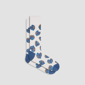 Leaves Mid-Calf Socks
