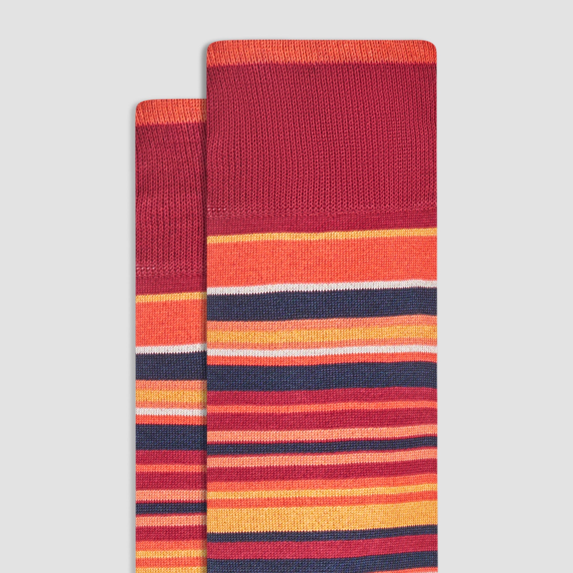 Striped Mid-Calf Socks