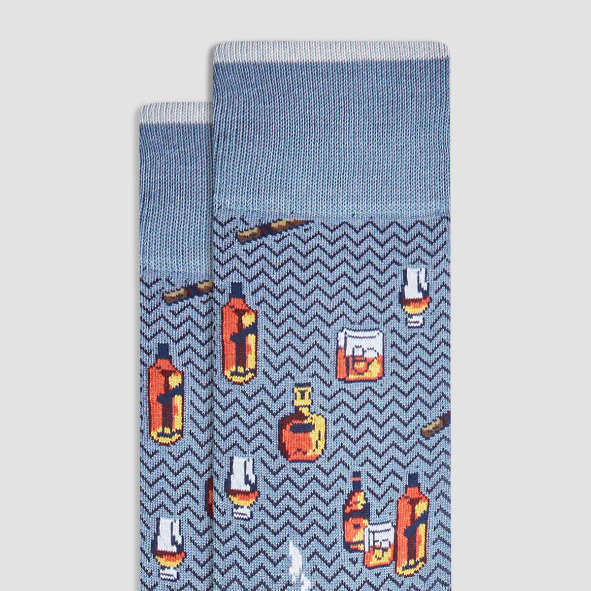 Cigars and Spirits Mid-Calf Socks