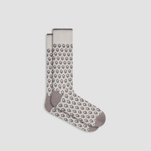 Double Diamond Mid-Calf Socks