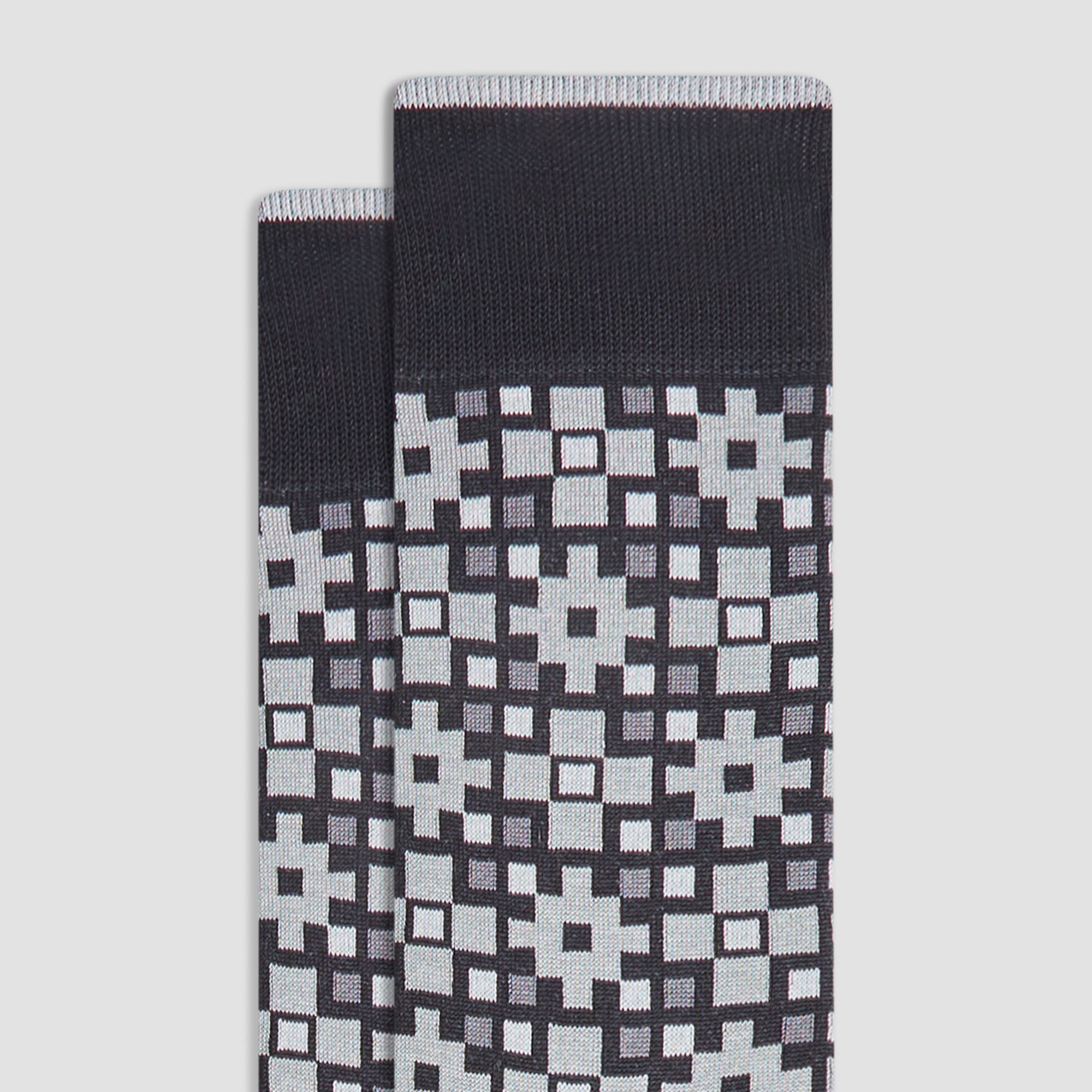 Geometric Mid-Calf Socks