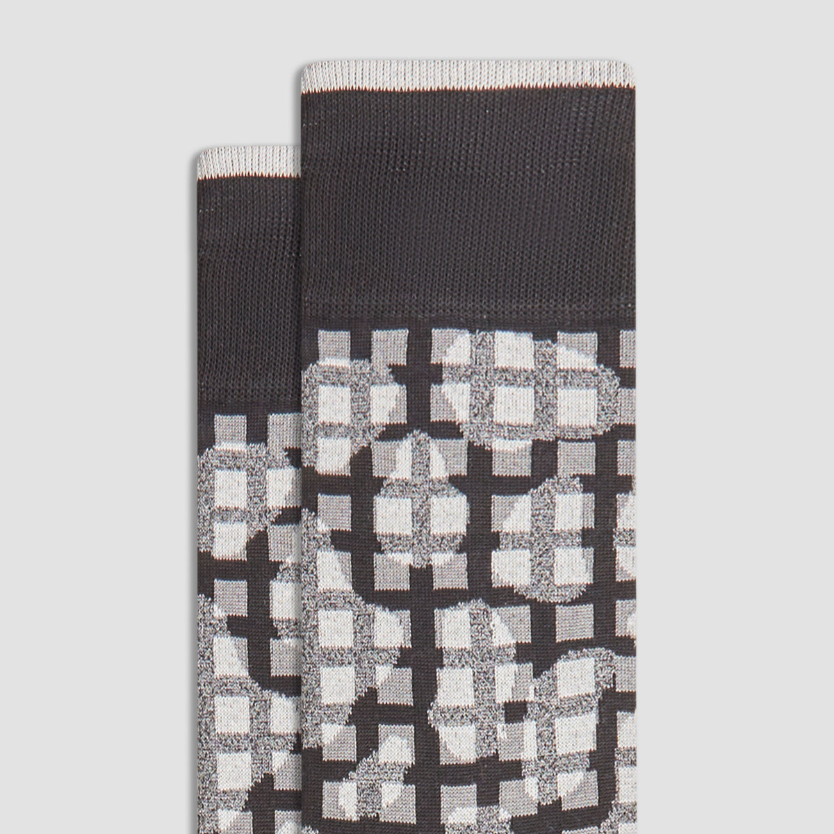 Checkered Mid-Calf Socks
