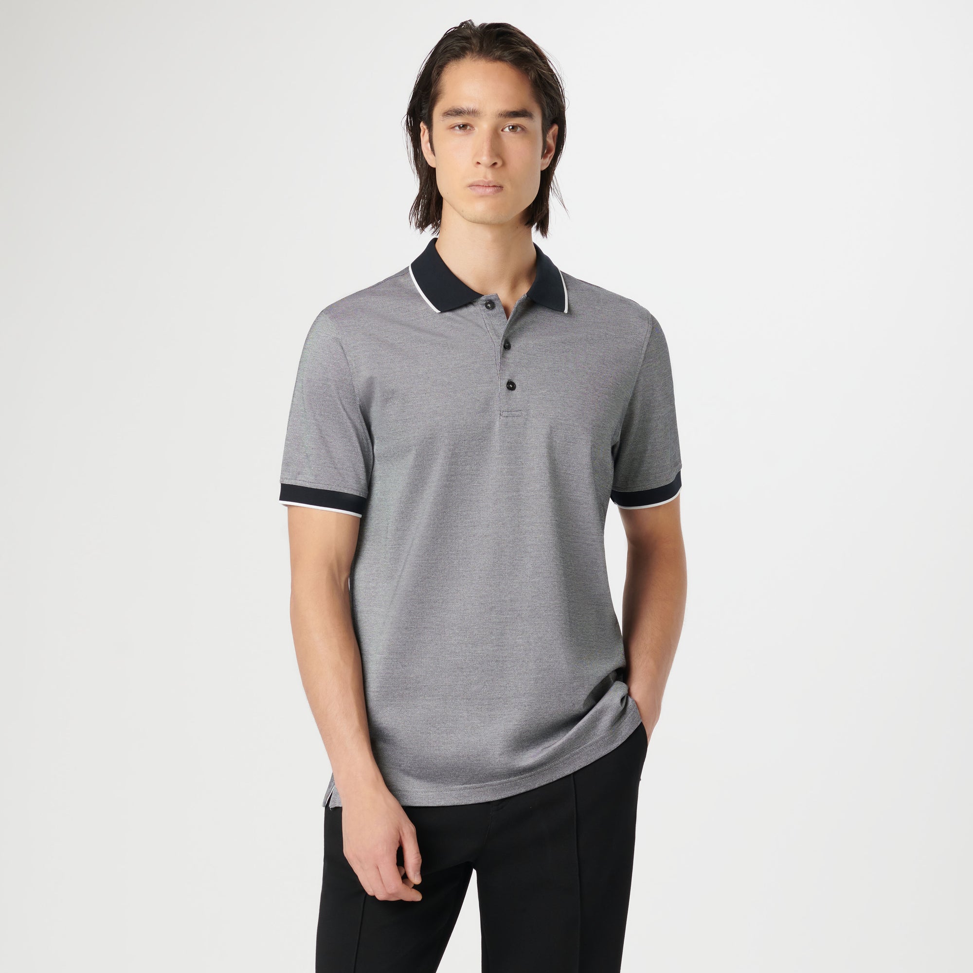 Tipped Bird's Eye Polo