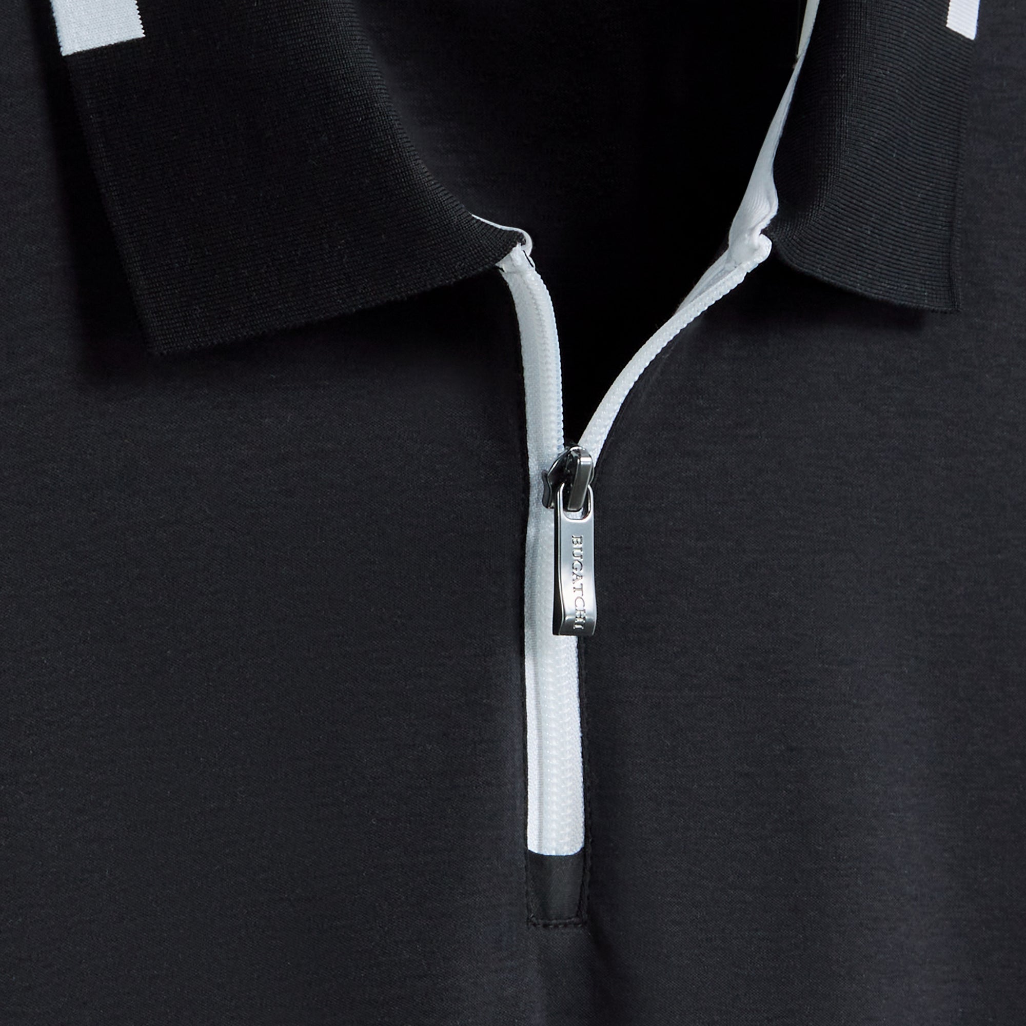 Tipped Quarter Zip Polo