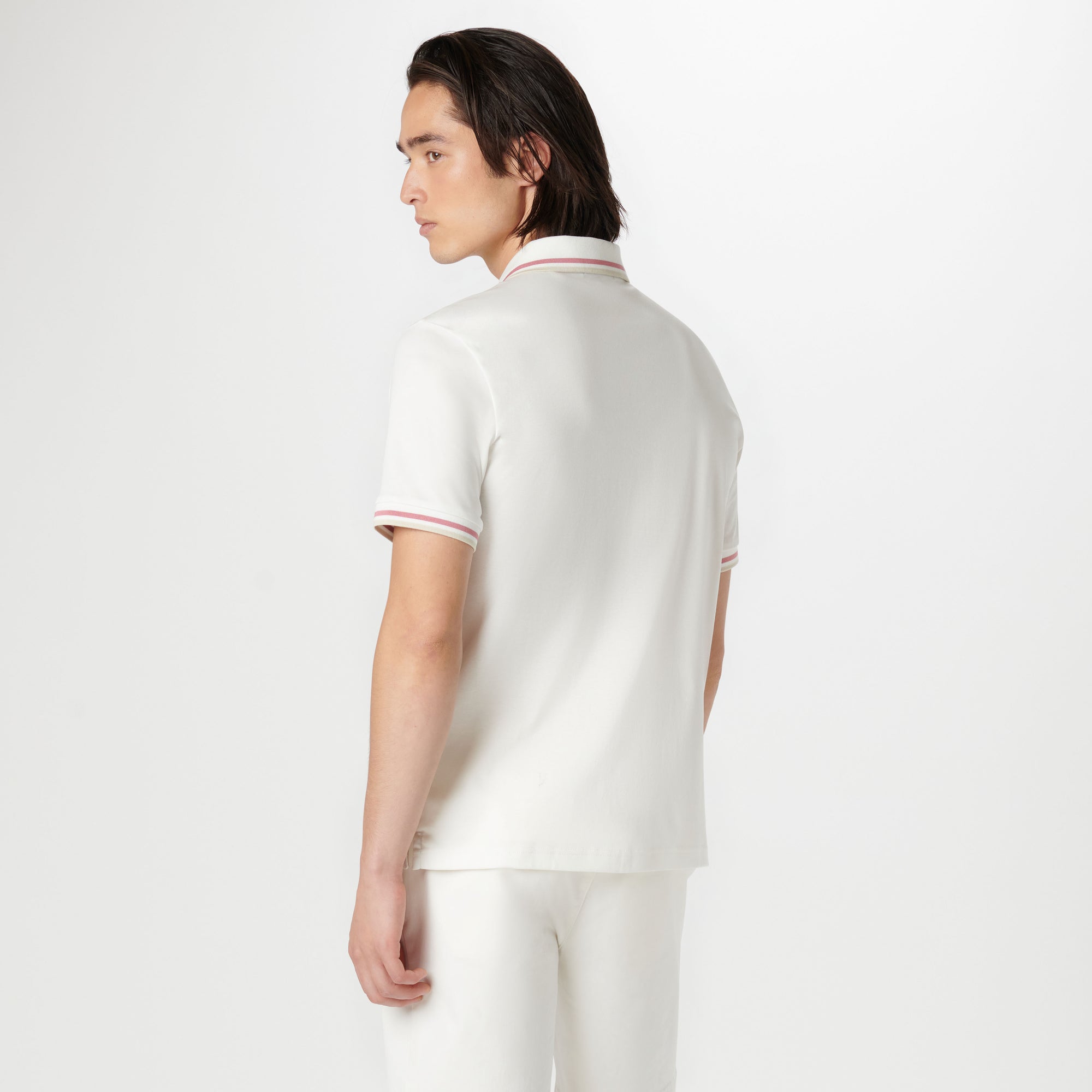 Tipped Quarter Zip Polo