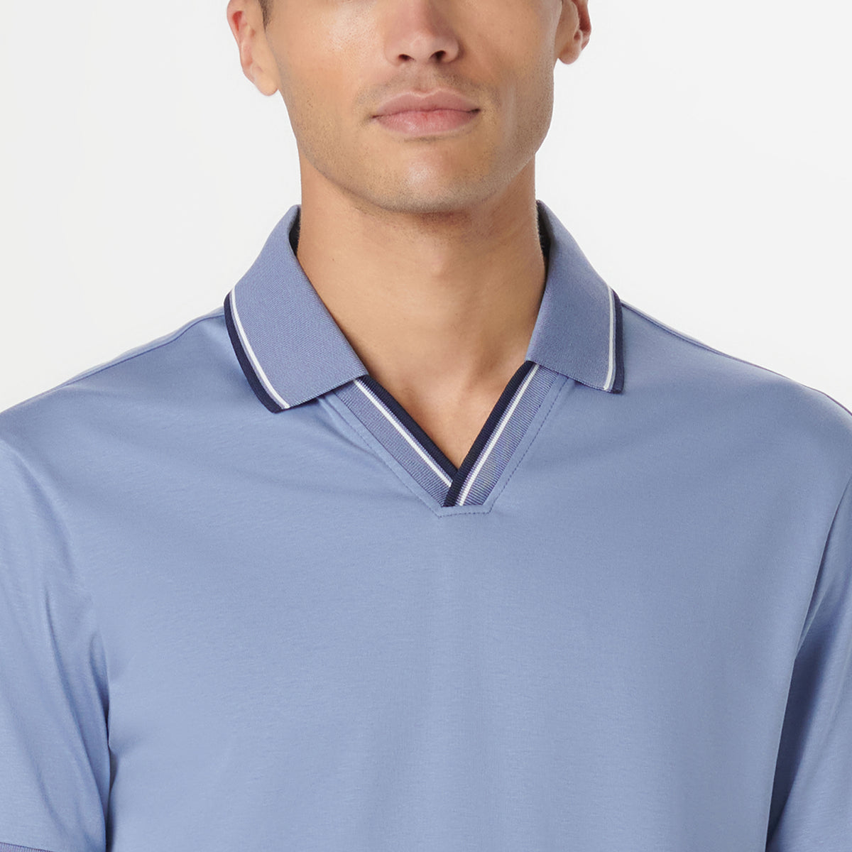 Johnny Collard Solid Johnny Collar Polo – BUGATCHI