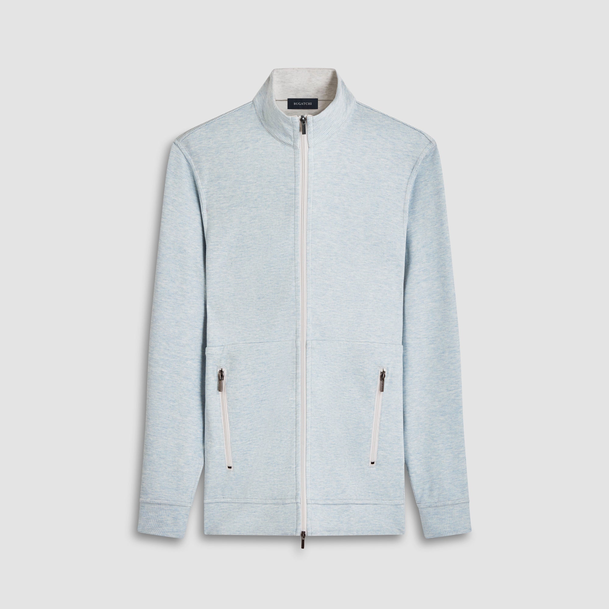 Reversible Hound's Tooth Full Zip Jacket