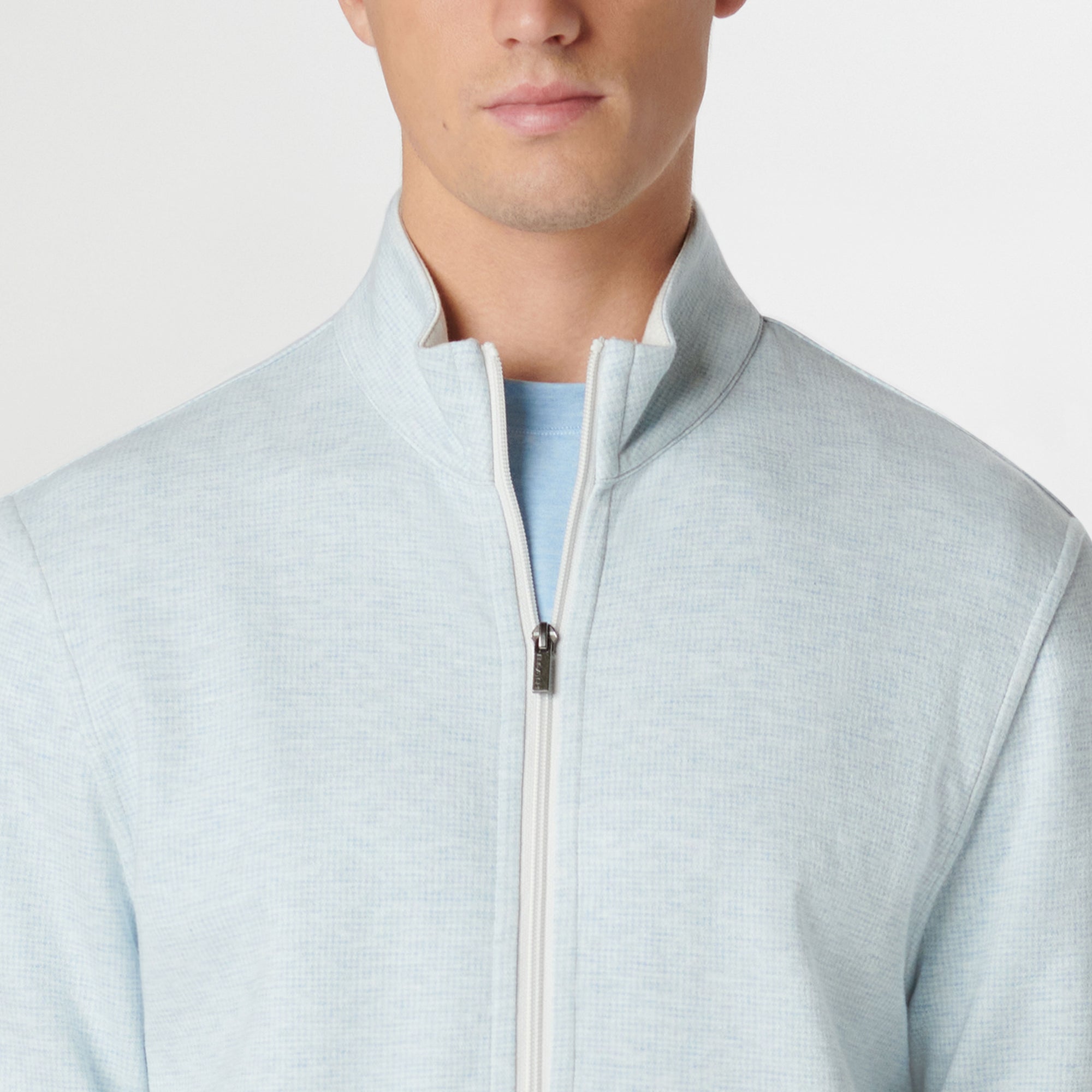 Reversible Hound's Tooth Full Zip Jacket