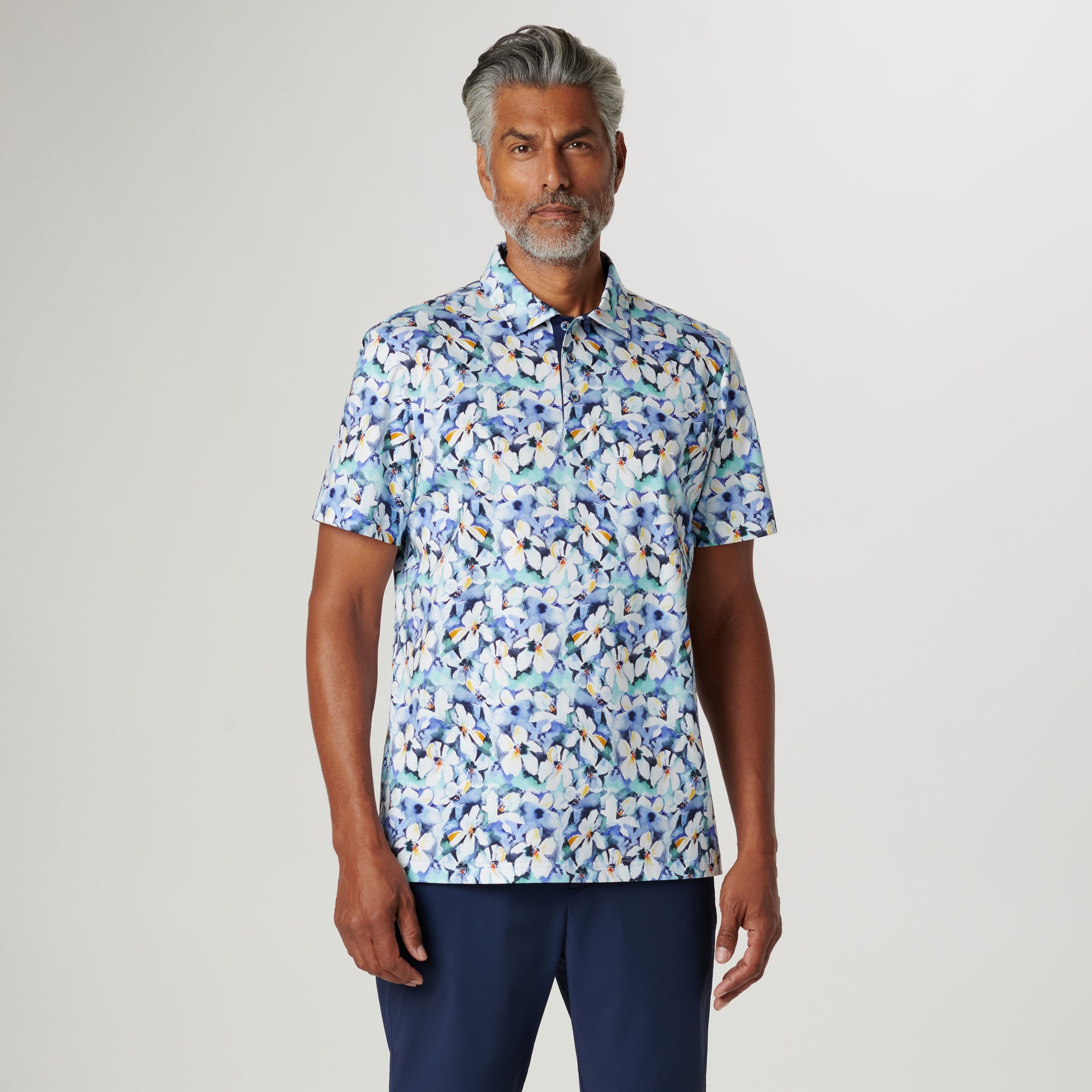 Hendrix Floral Print Polo
