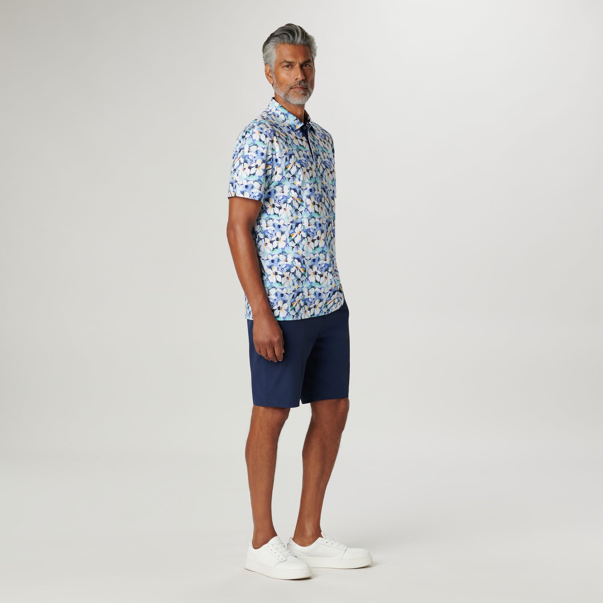 Hendrix Floral Print Polo