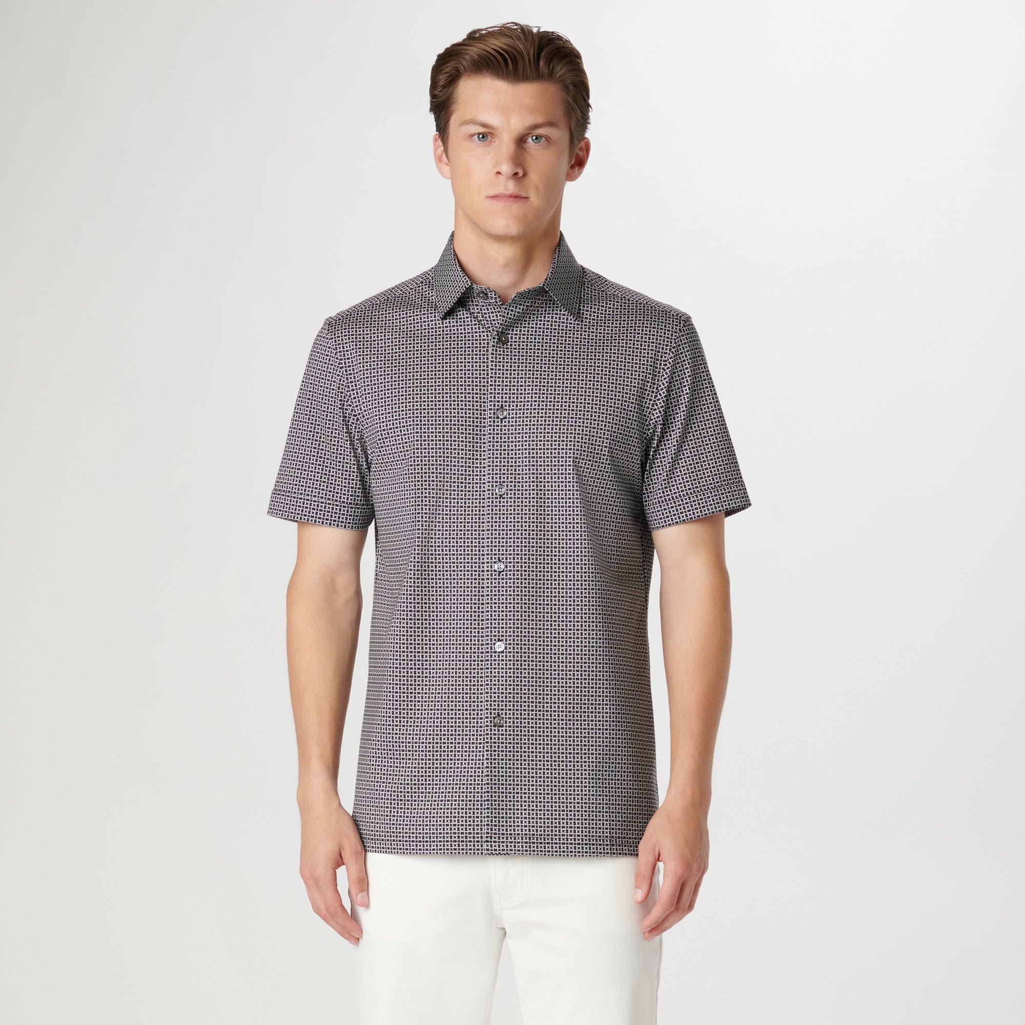 Milo Chain Link OoohCotton Short Sleeve Shirt