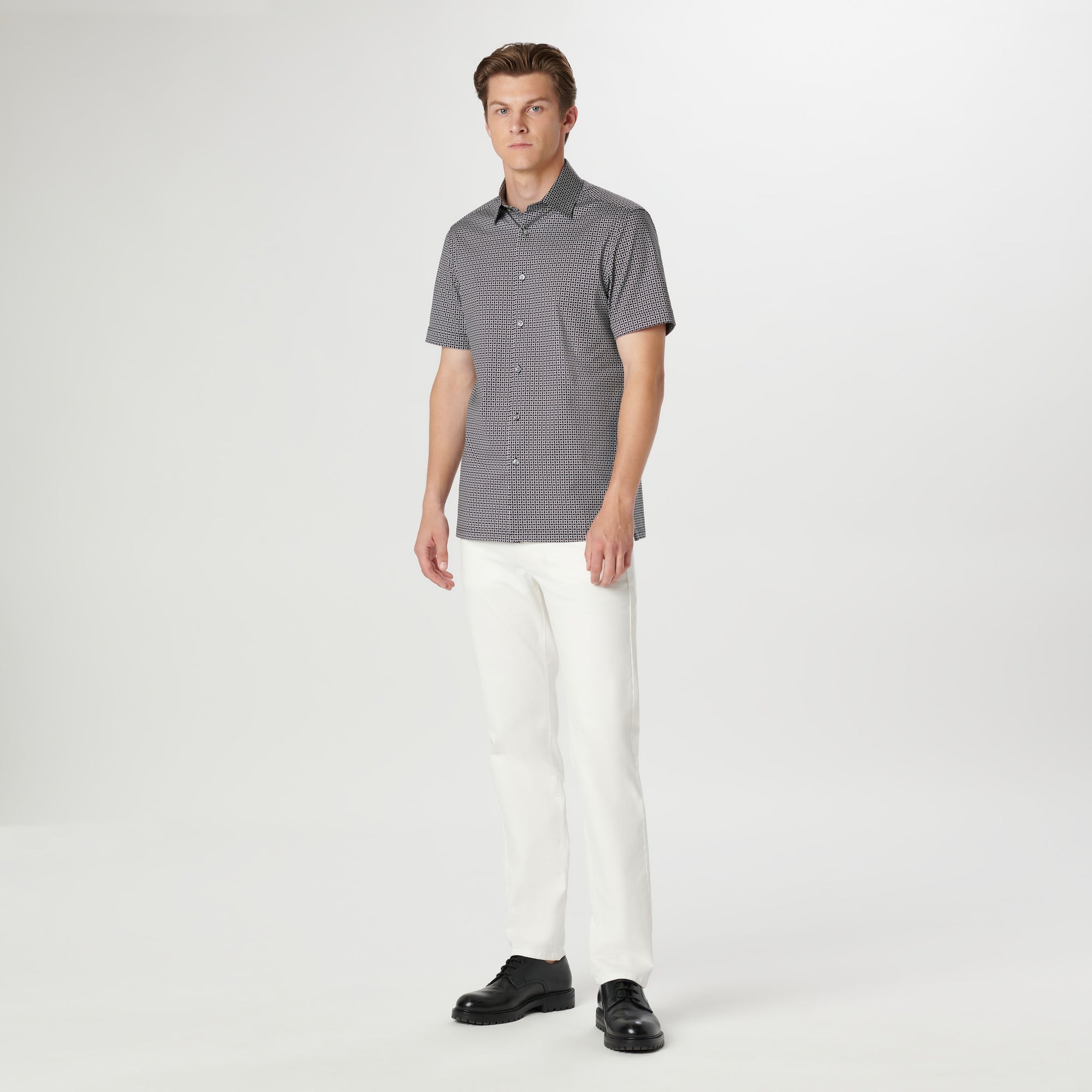 Milo Chain Link OoohCotton Short Sleeve Shirt