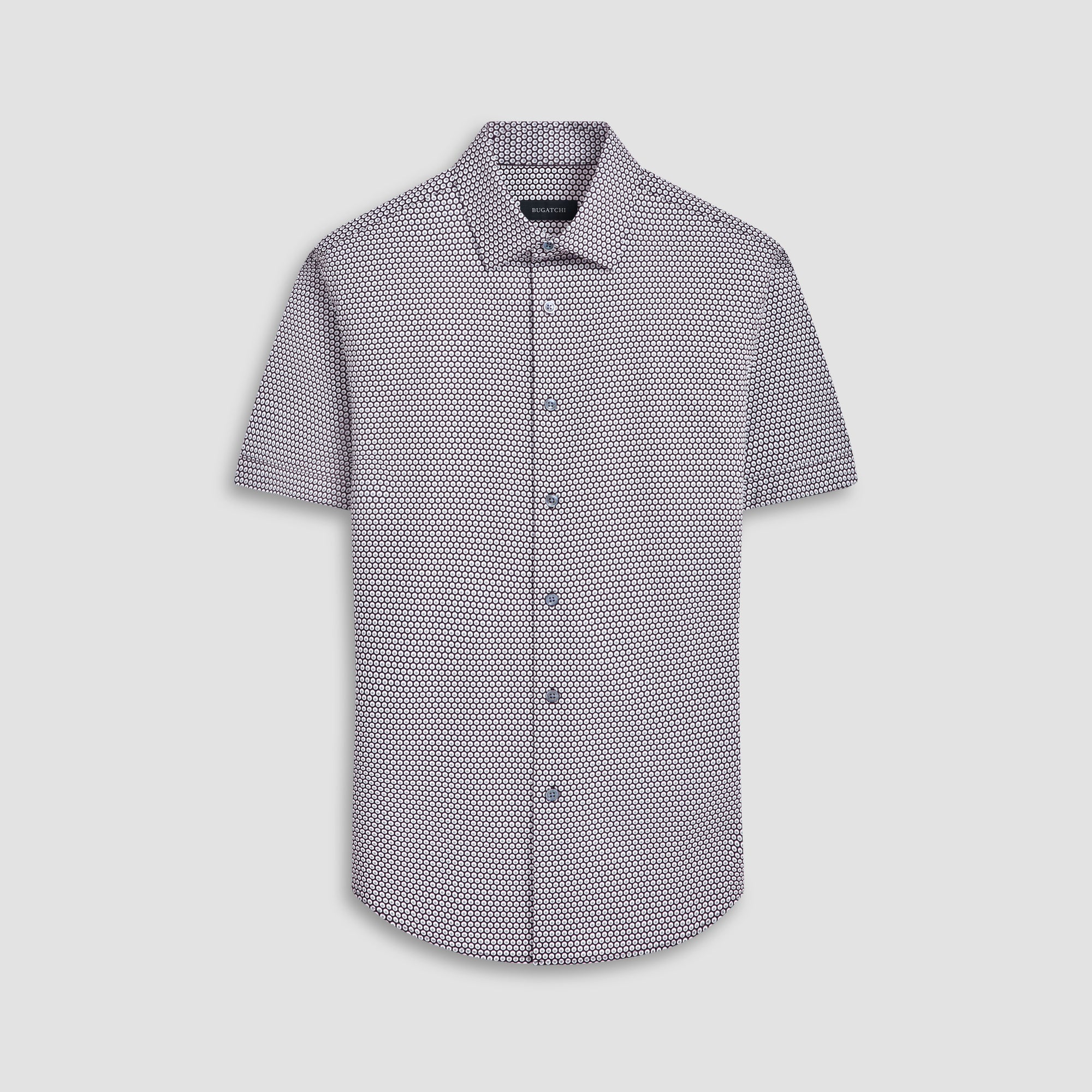 Miles Geometric OoohCotton Short Sleeve Shirt
