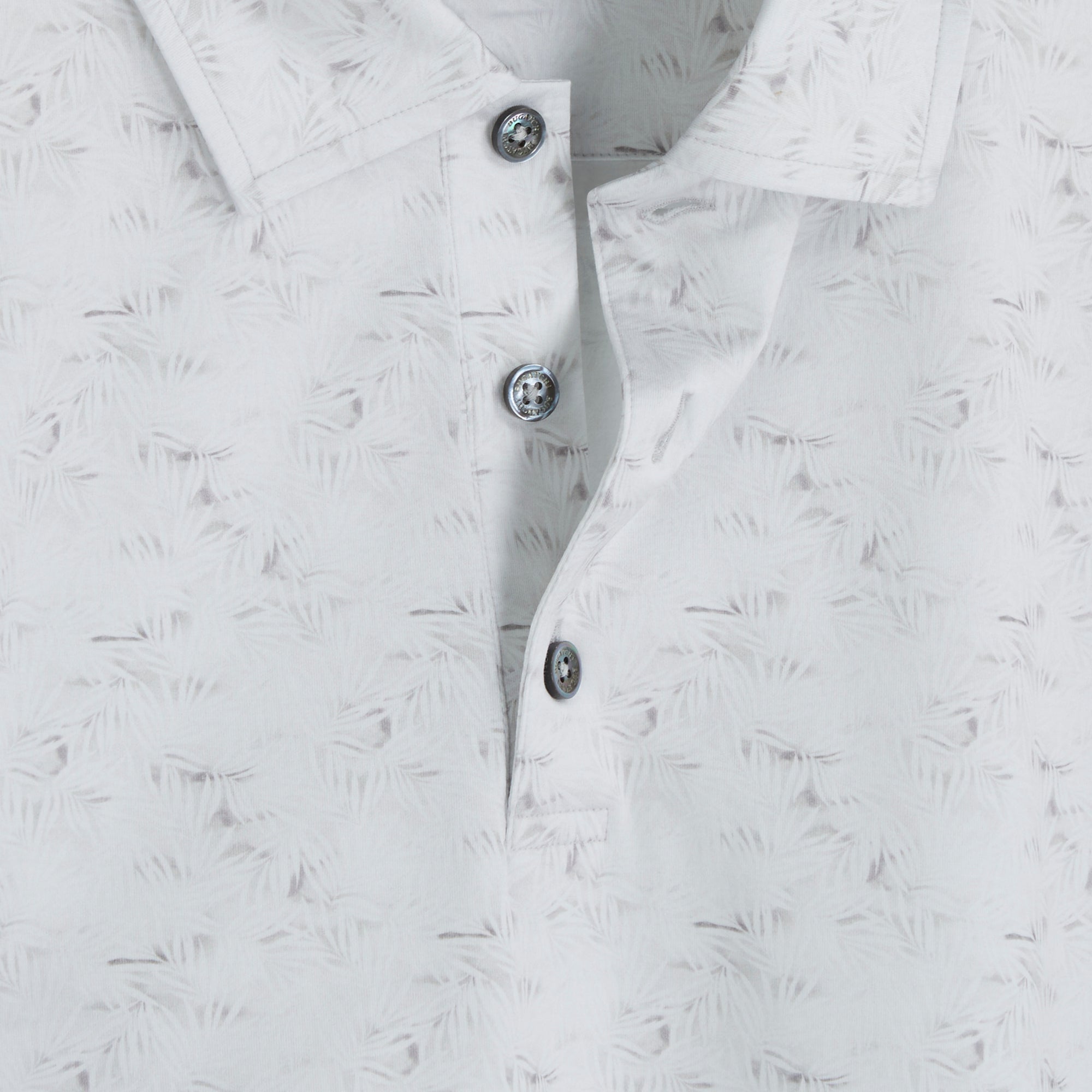 Victor Leaf Print OoohCotton Polo