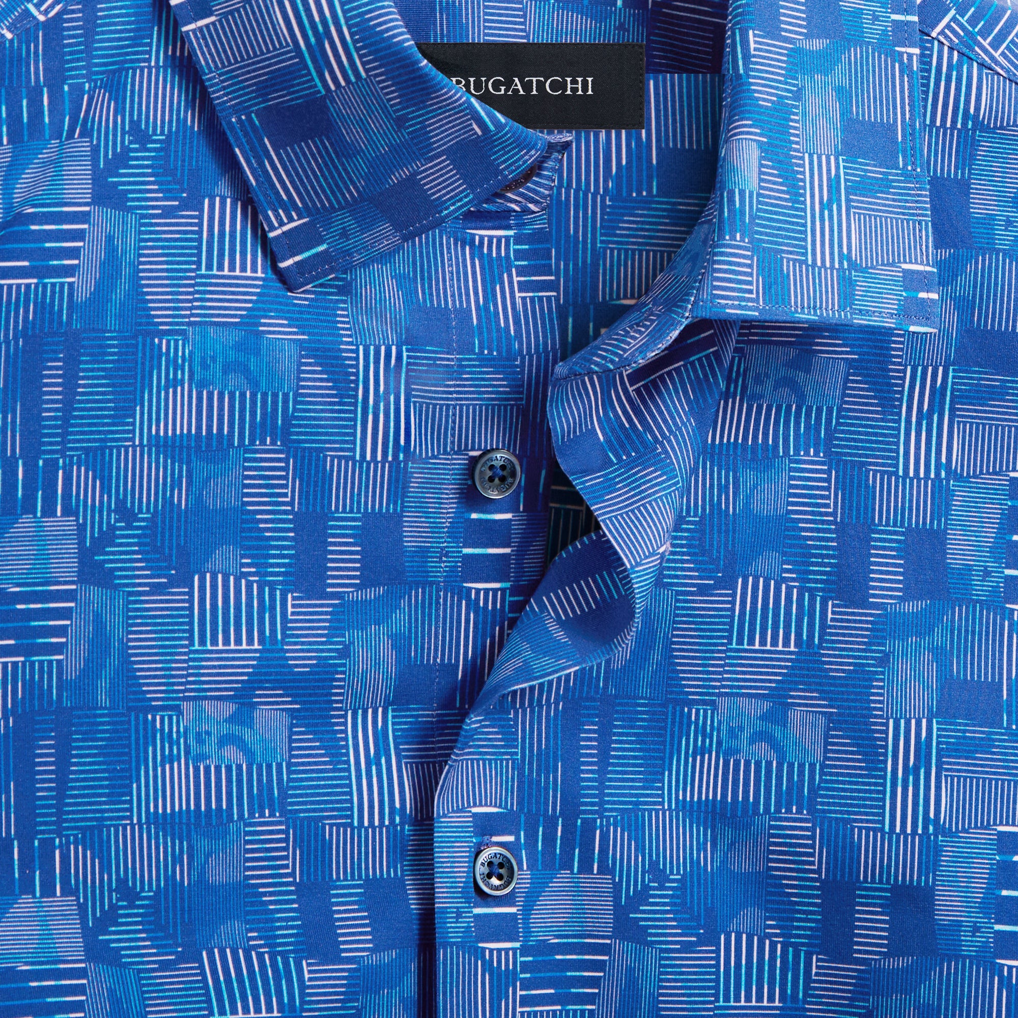 Miles Asymmetric Check OoohCotton Short Sleeve Shirt