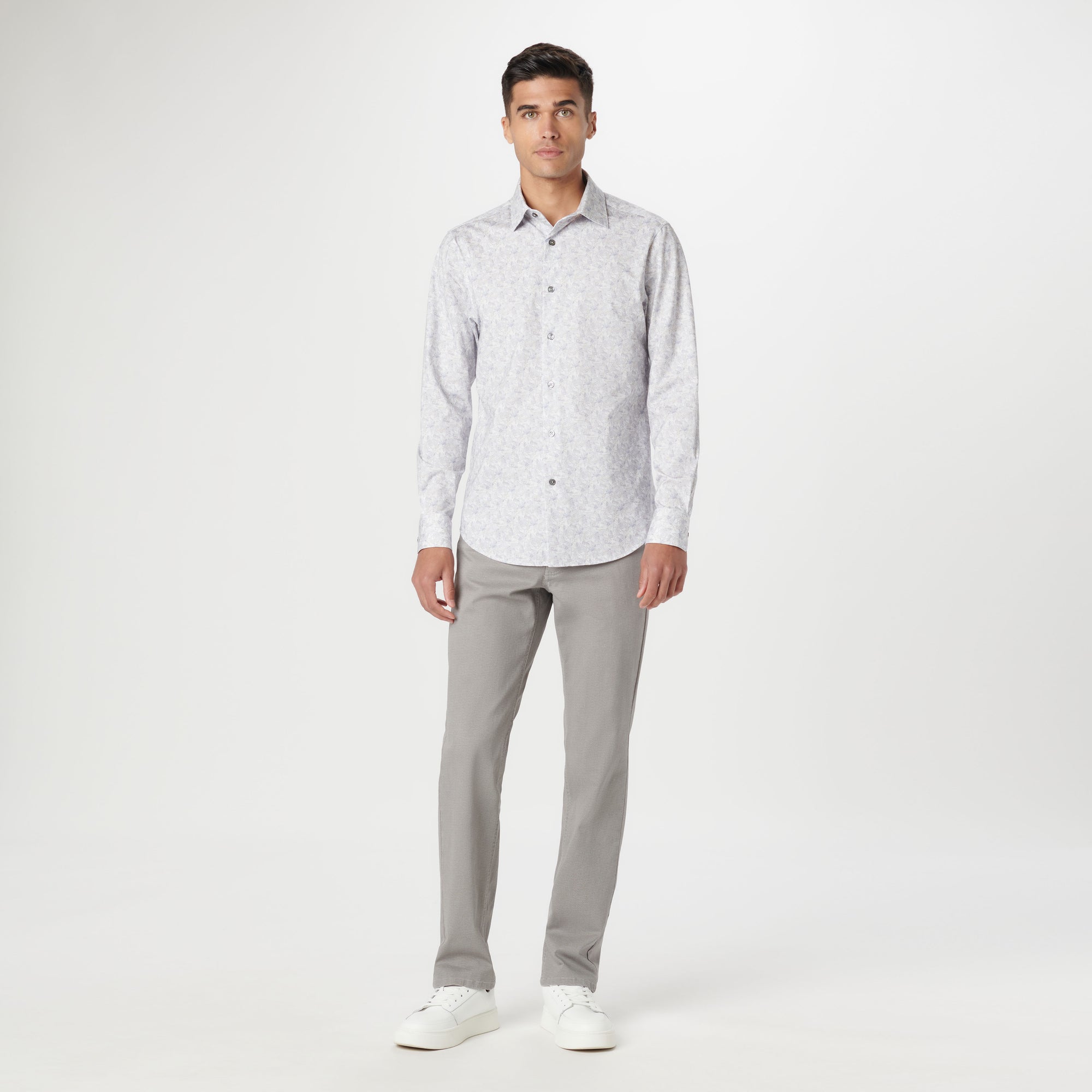 James Leaf Print OoohCotton Shirt