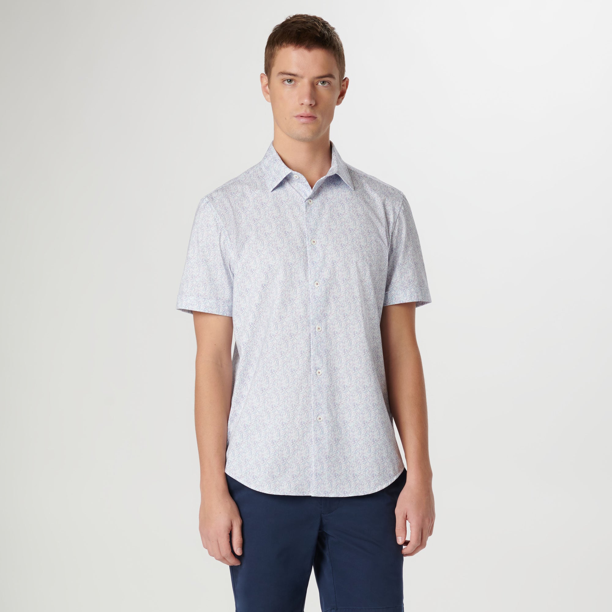 Miles Abstract OoohCotton Short Sleeve Shirt