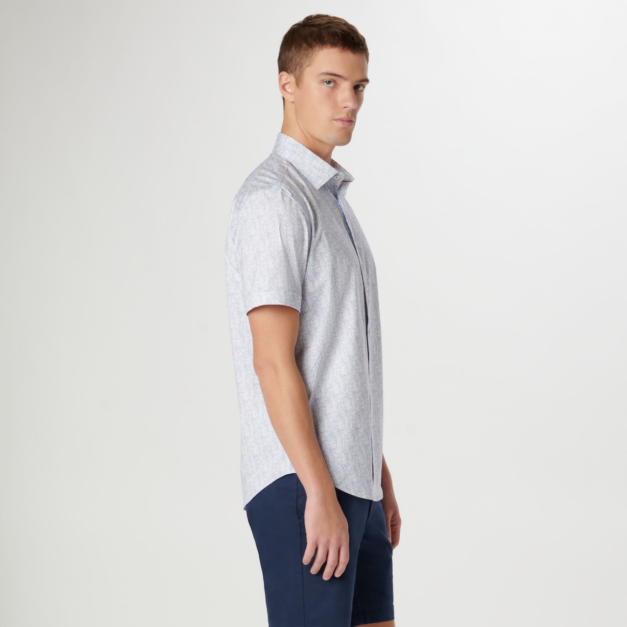 Miles Abstract OoohCotton Short Sleeve Shirt