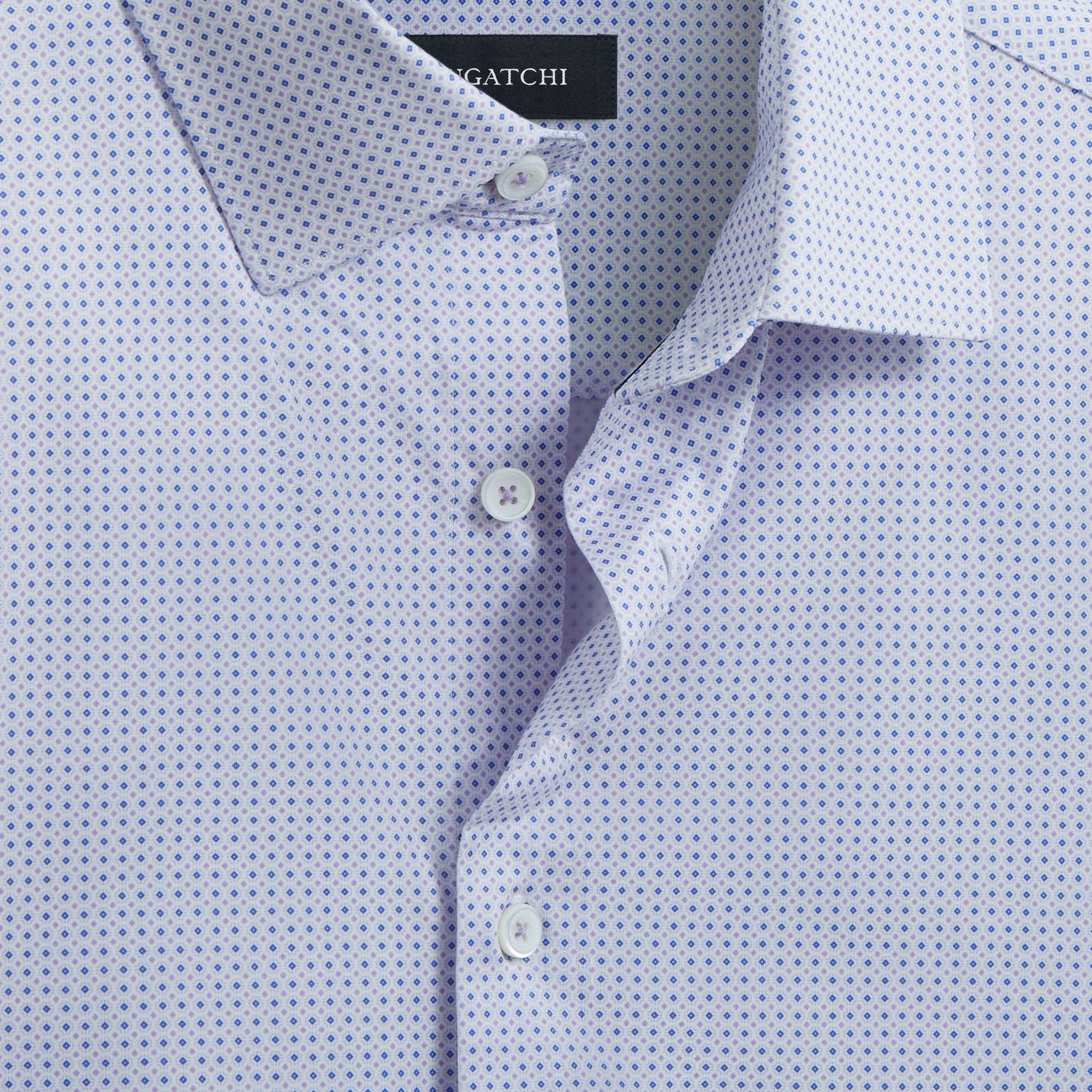 Miles Geometric OoohCotton Short Sleeve Shirt