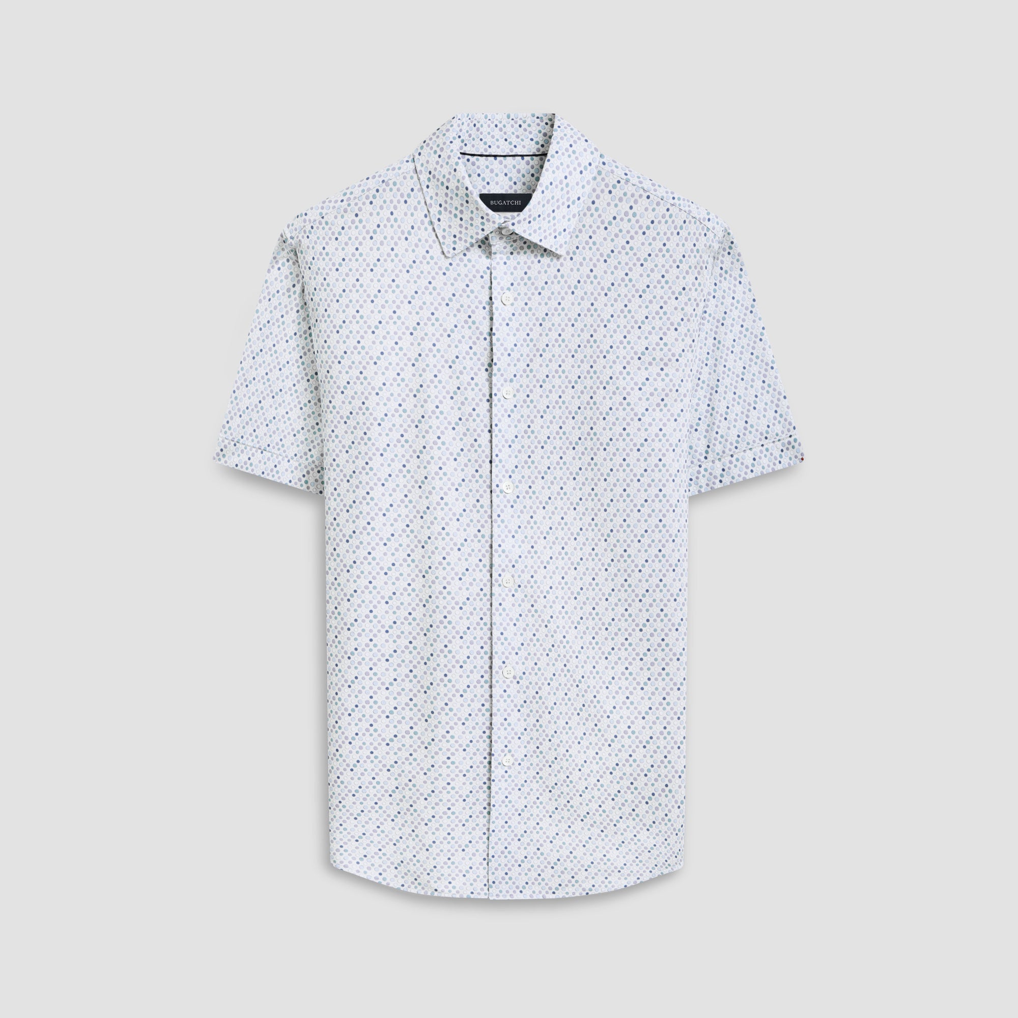 Miles Geometric OoohCotton Short Sleeve Shirt