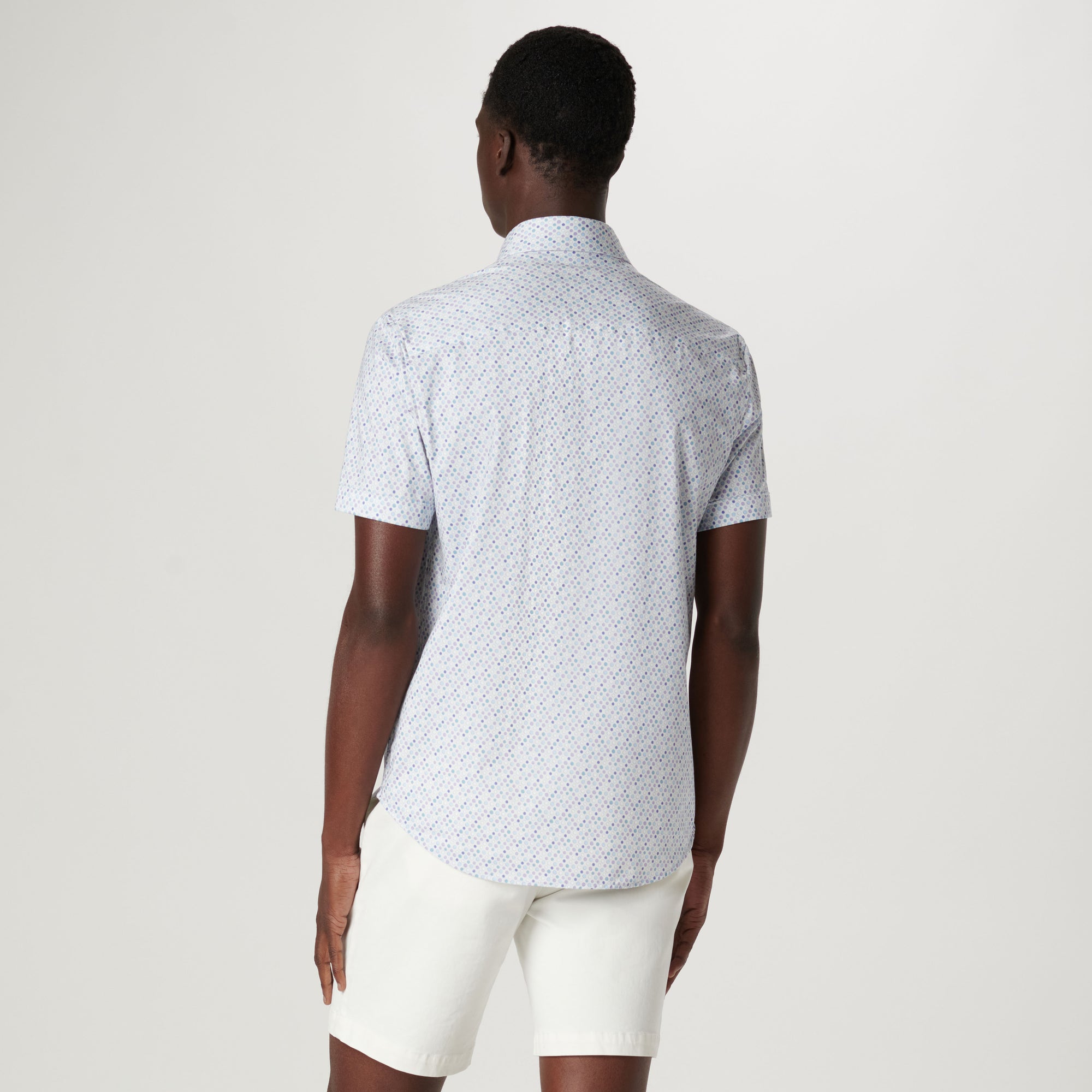 Miles Geometric OoohCotton Short Sleeve Shirt