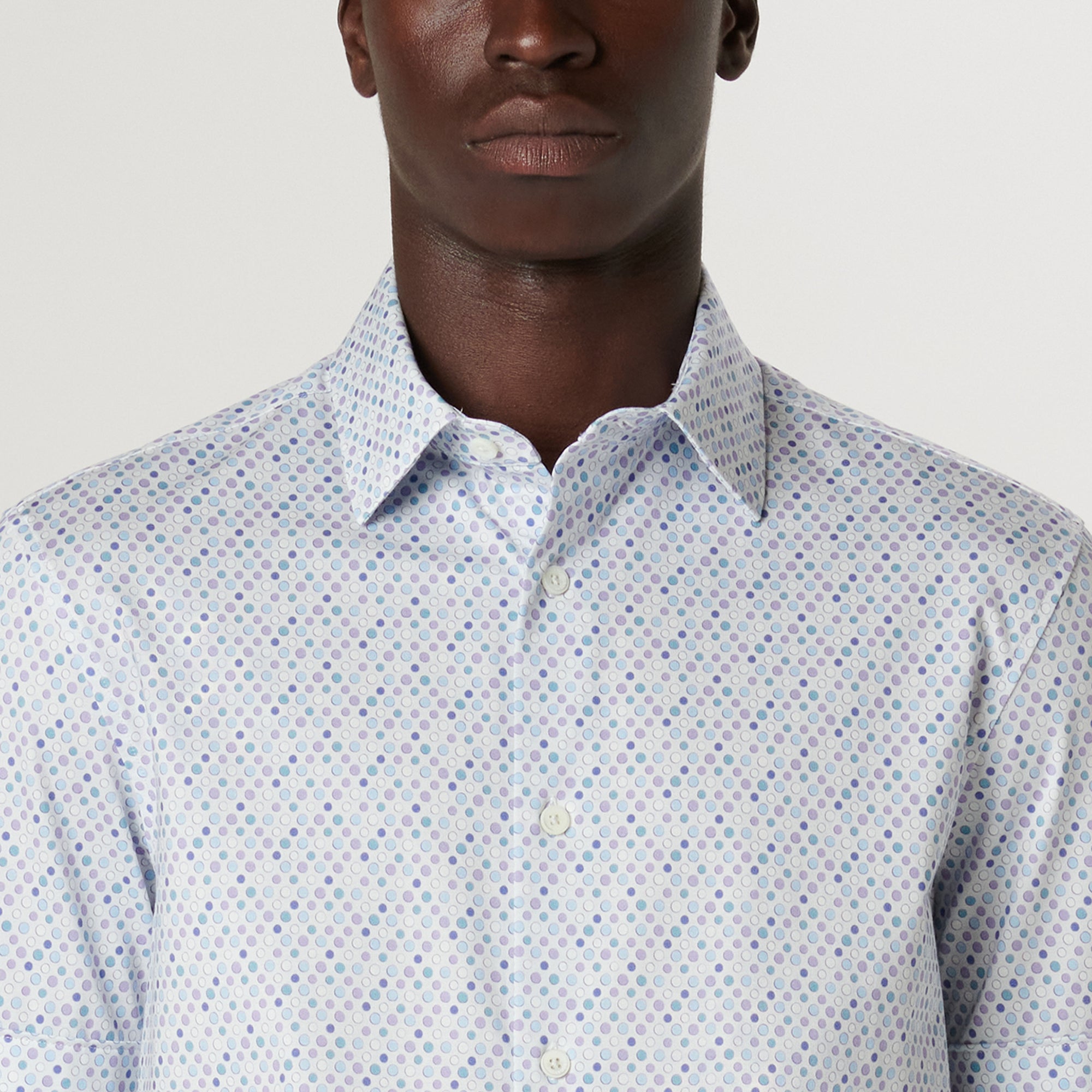 Miles Geometric OoohCotton Short Sleeve Shirt