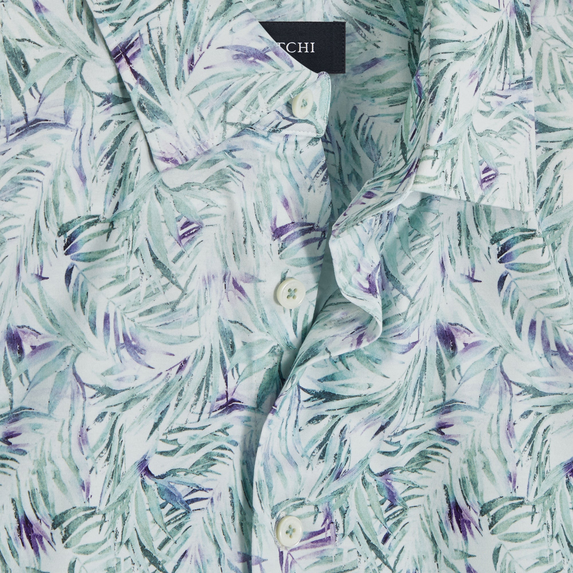 James Leaf Print OoohCotton Shirt