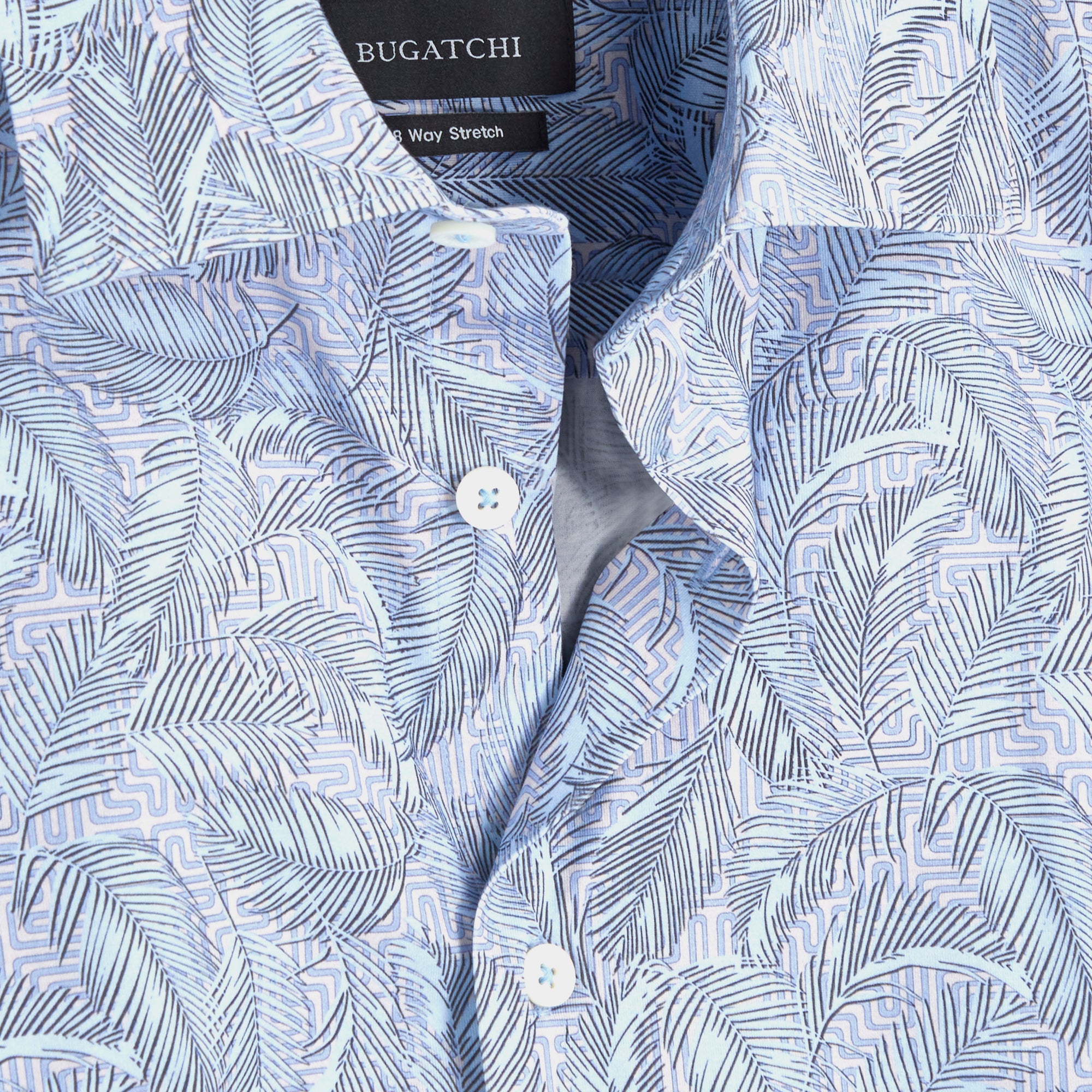 James Leaf Print OoohCotton Shirt