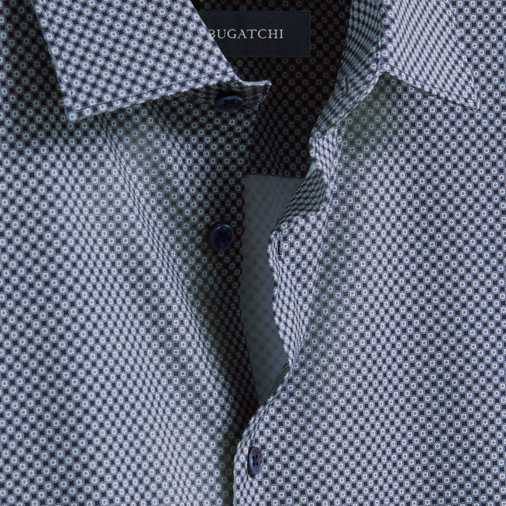 Miles Geometric OoohCotton Short Sleeve Shirt