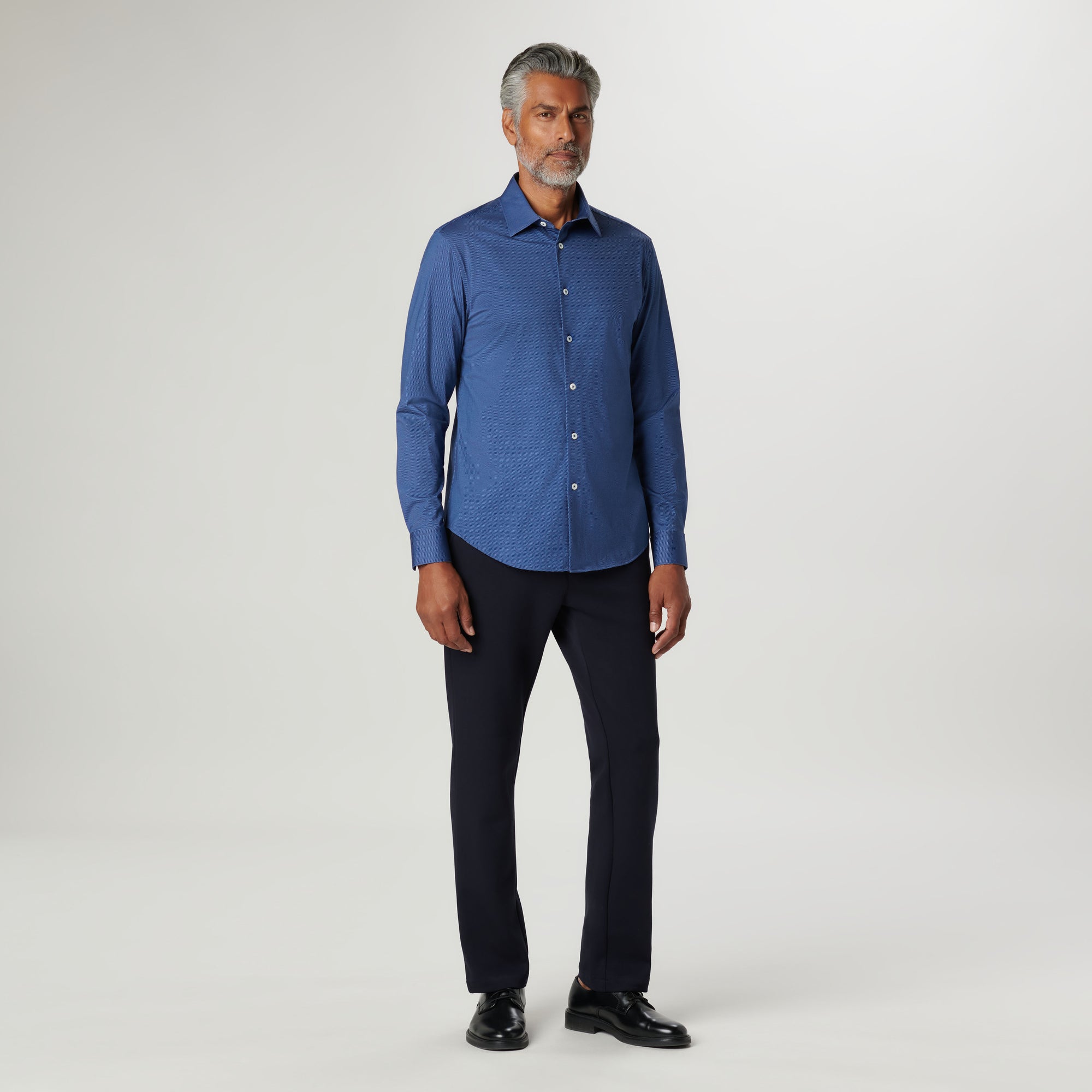 James Diagonal Pin Stripe OoohCotton Shirt