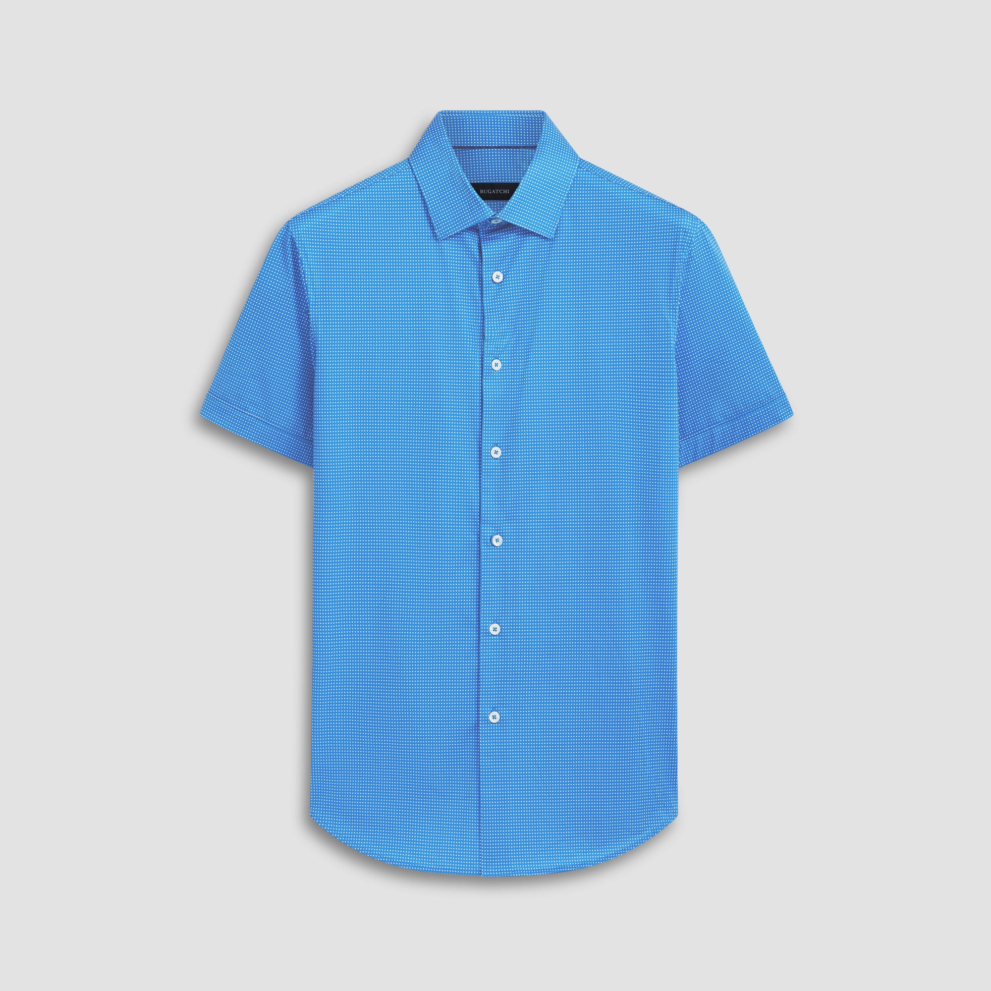 Miles Pin Dot OoohCotton Short Sleeve Shirt