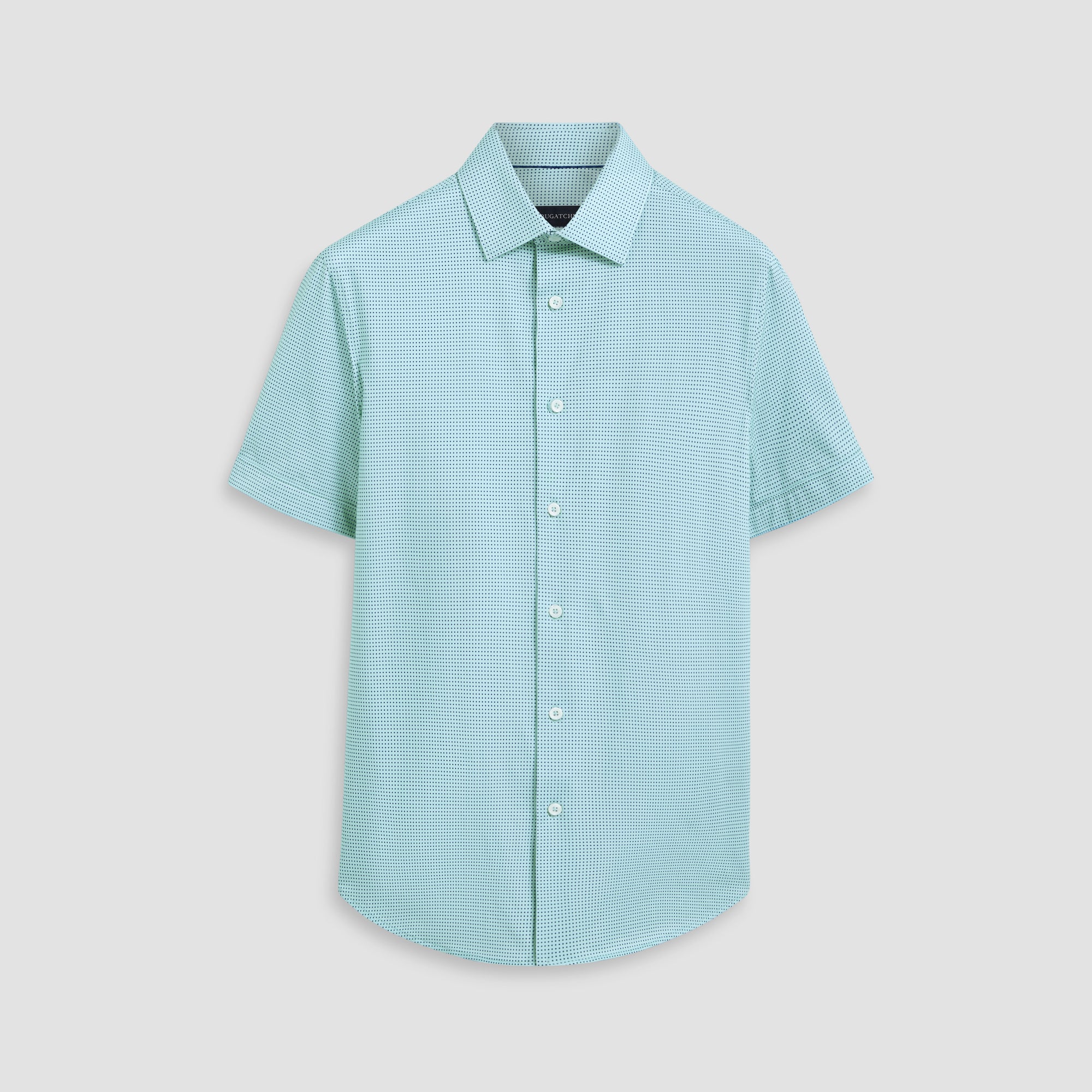 Miles Pin Dot OoohCotton Short Sleeve Shirt