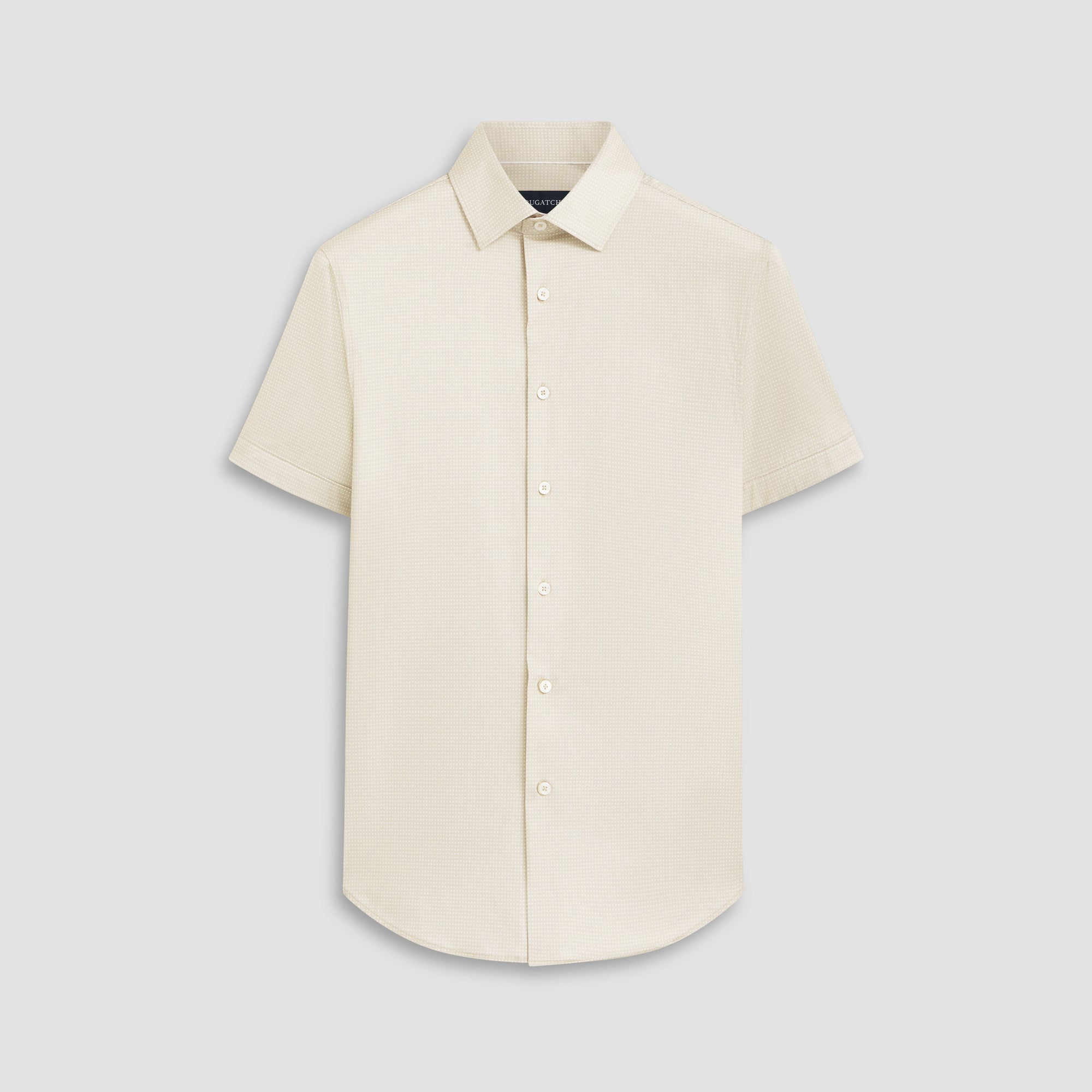 Miles Pin Dot OoohCotton Short Sleeve Shirt
