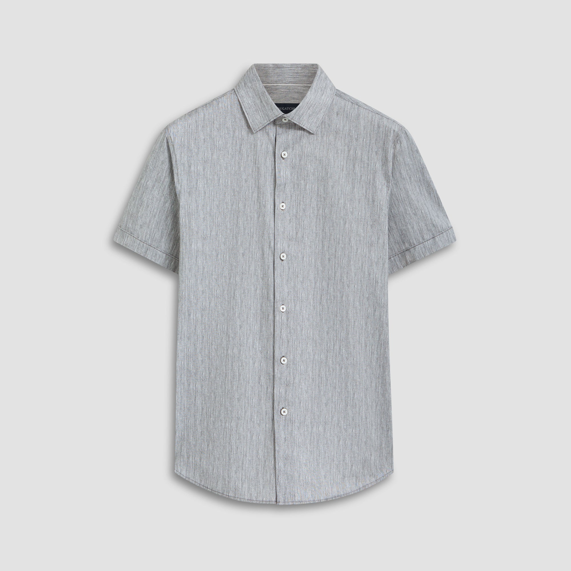 Miles Chambray Print OoohCotton Short Sleeve Shirt