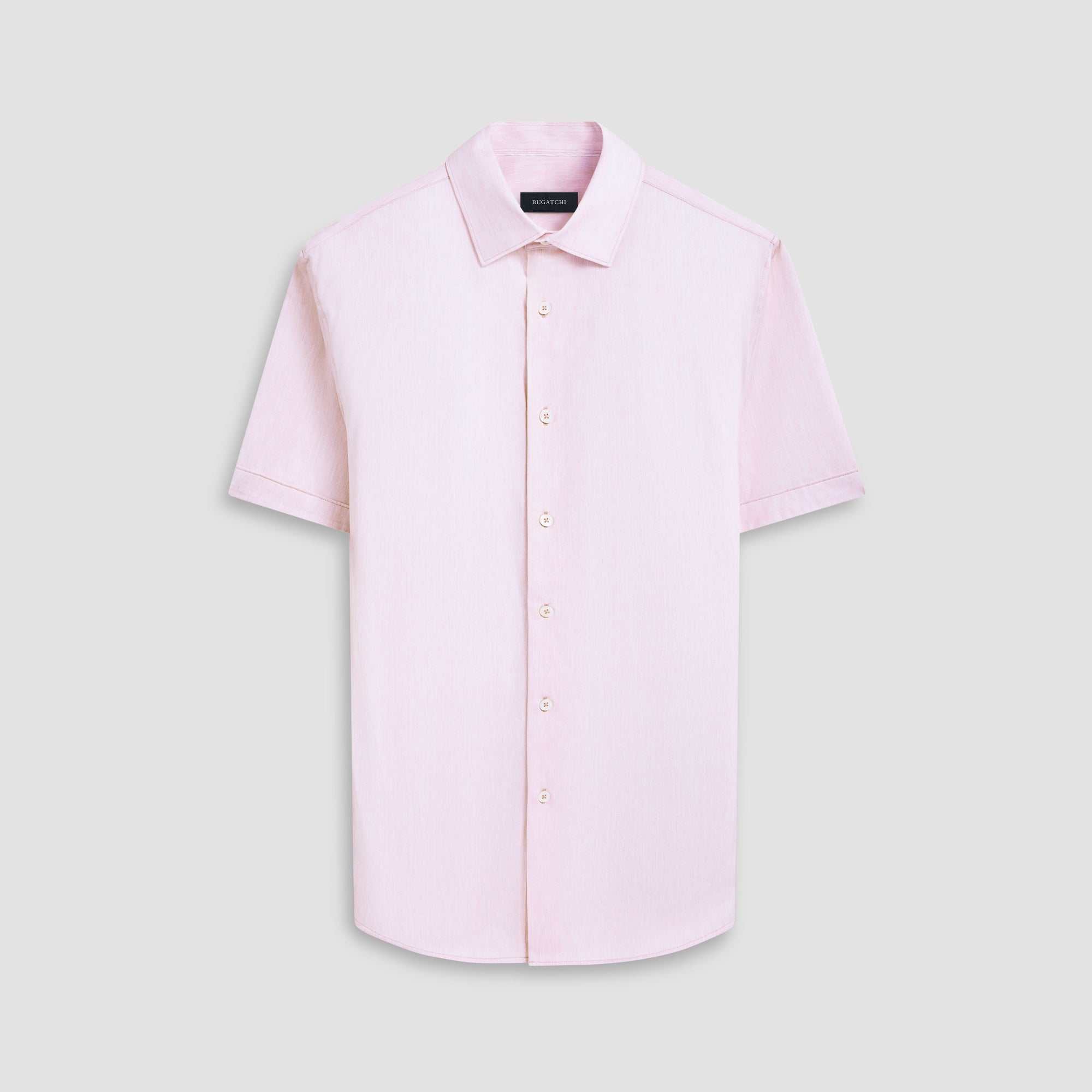 Miles Chambray Print OoohCotton Short Sleeve Shirt