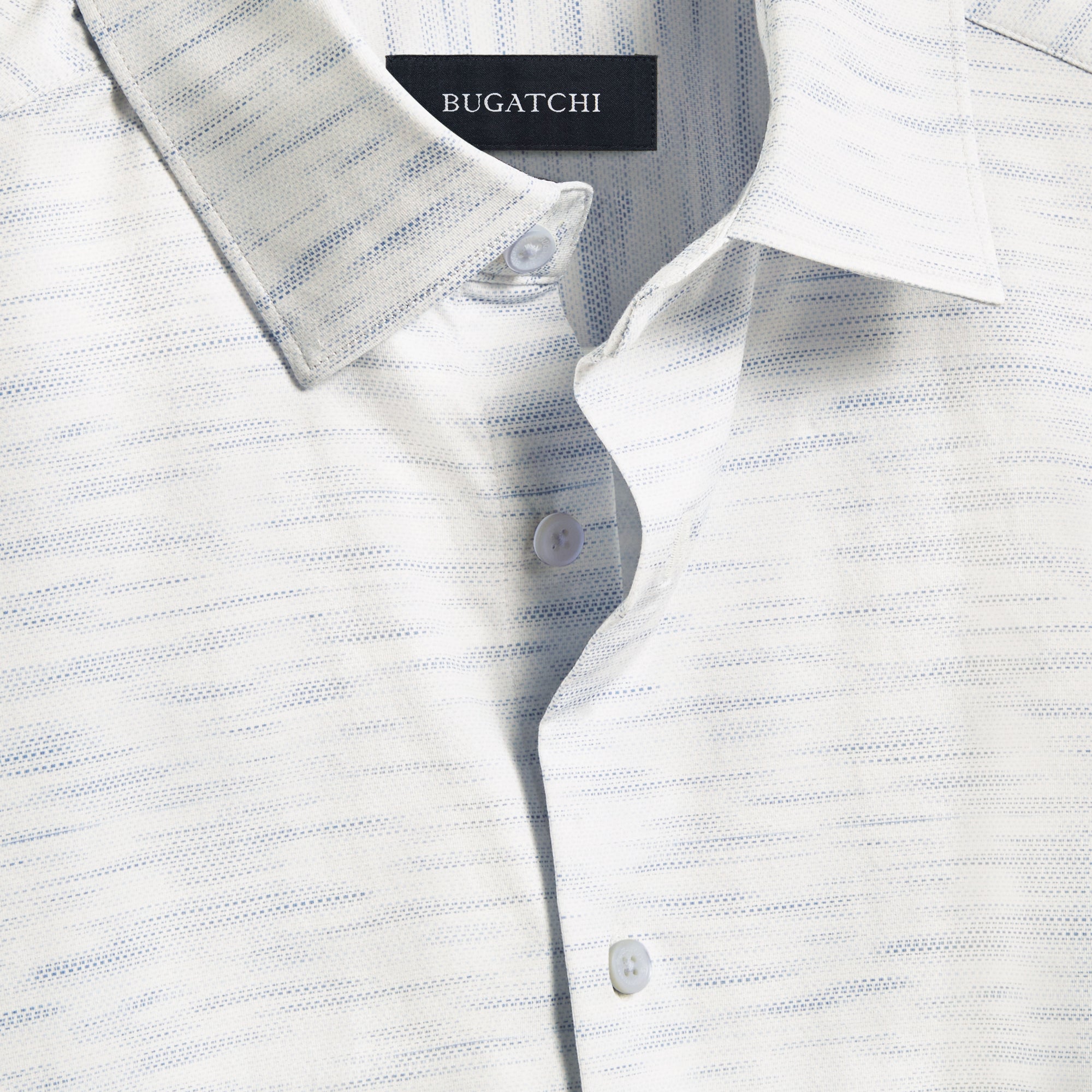 Miles Stitch Print OoohCotton Short Sleeve Shirt