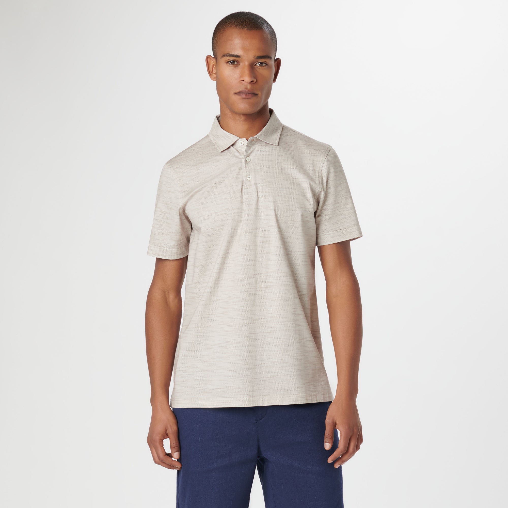 Victor Stitch Print OoohCotton Polo