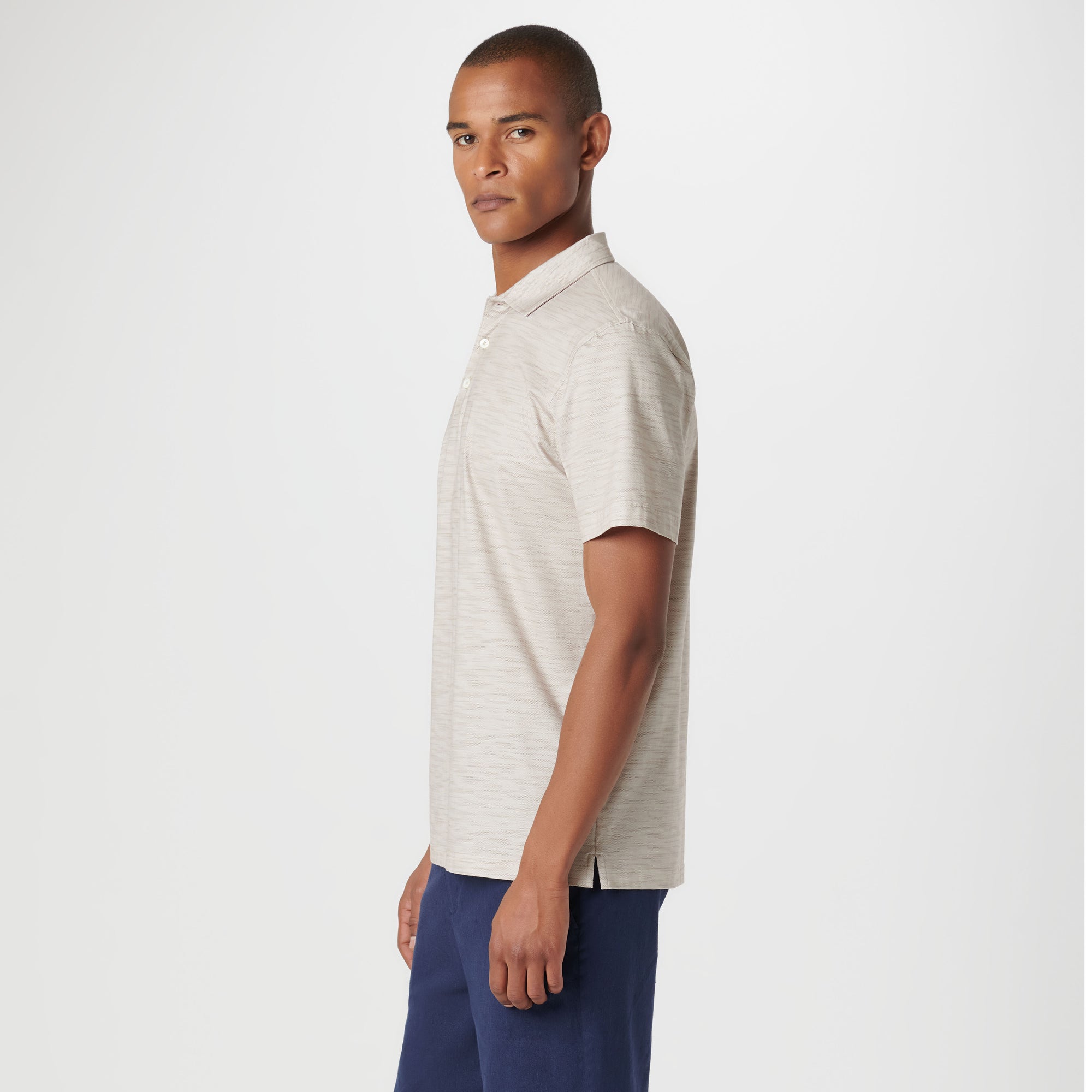 Victor Stitch Print OoohCotton Polo