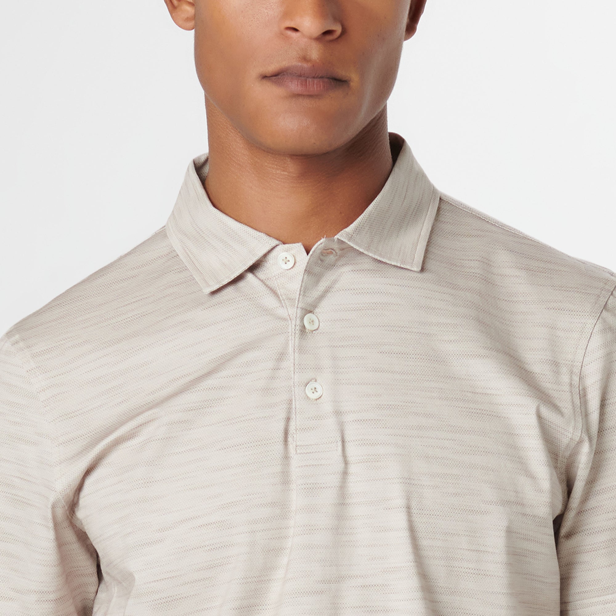 Victor Stitch Print OoohCotton Polo