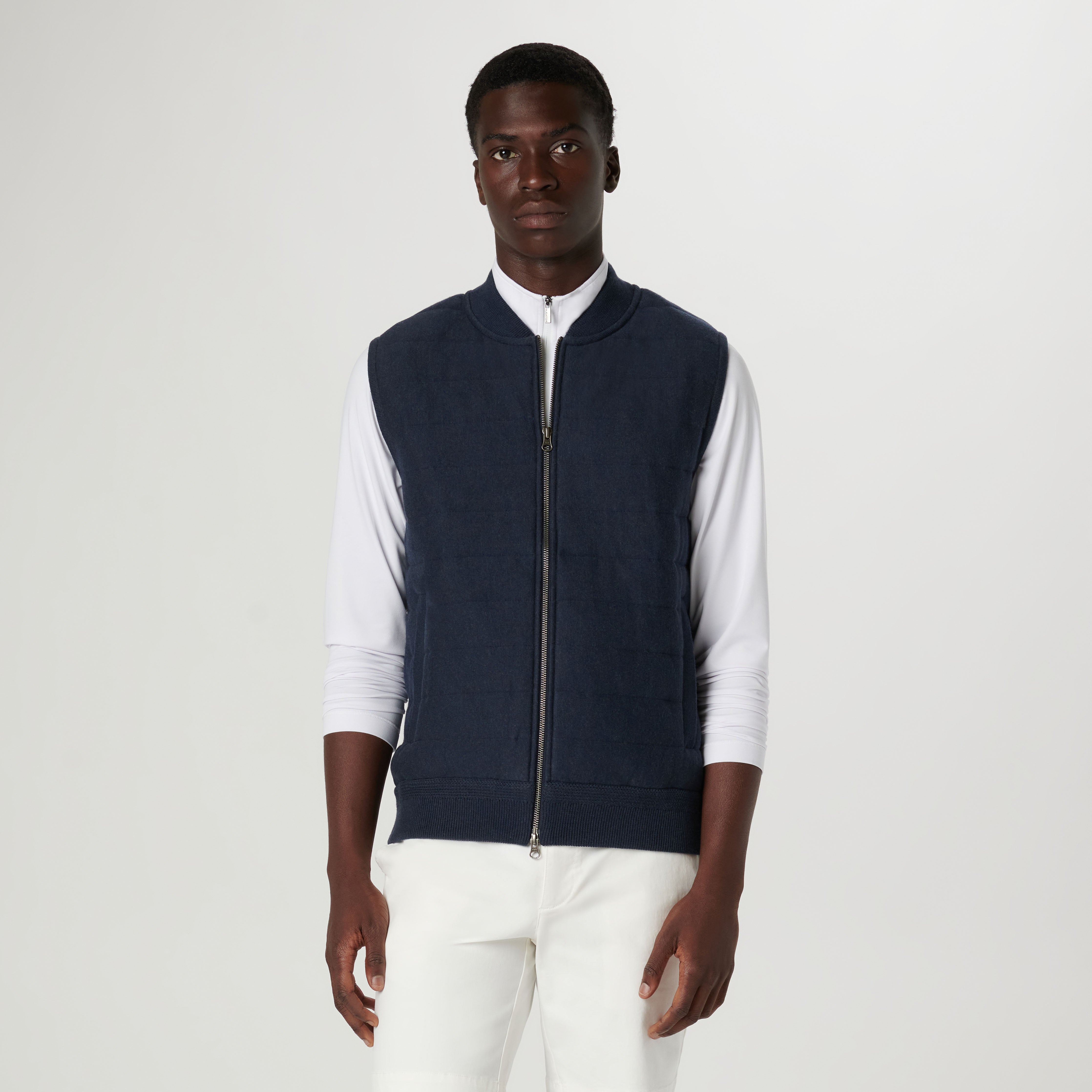Full Zip Sweater Vest – BUGATCHI