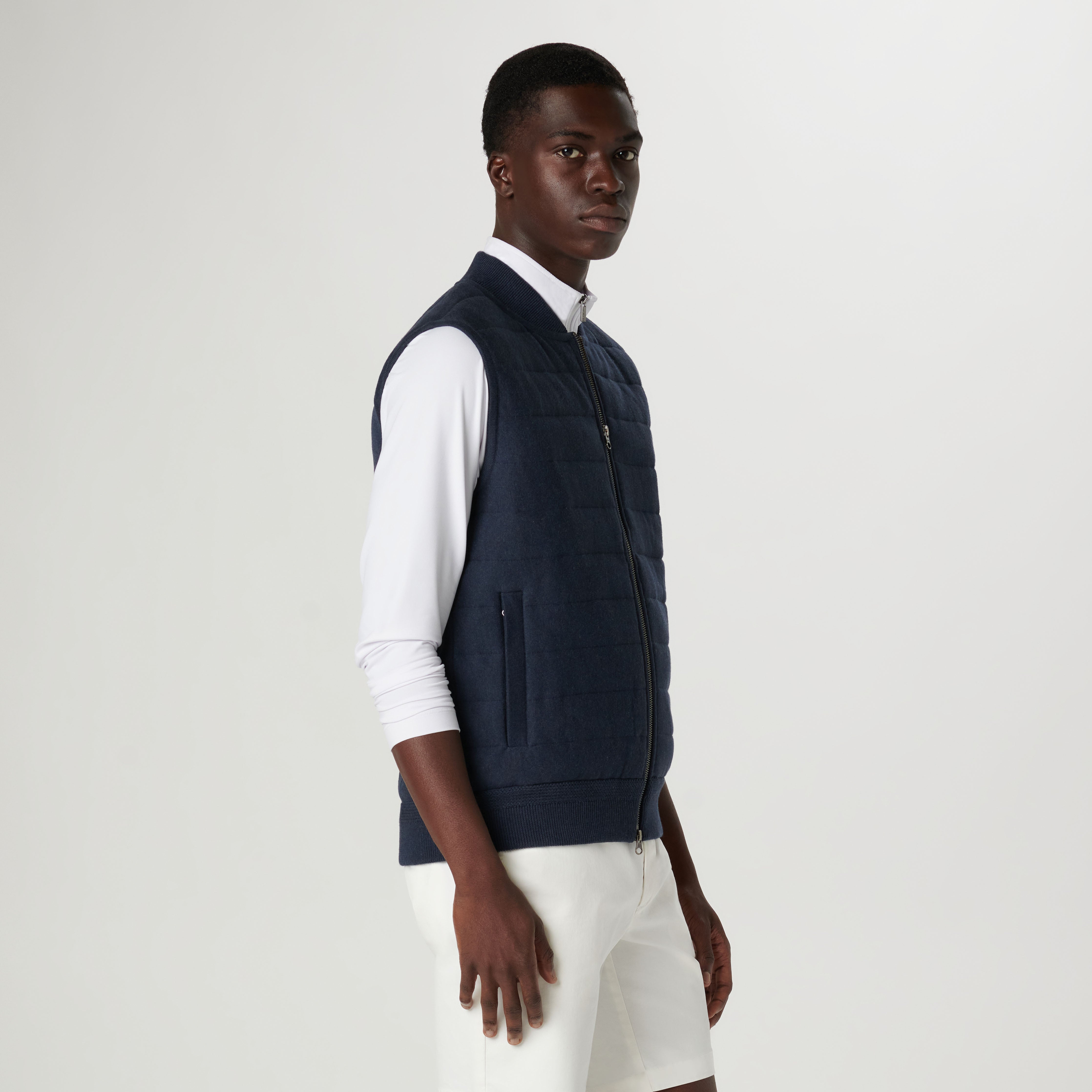 Full Zip Sweater Vest – BUGATCHI