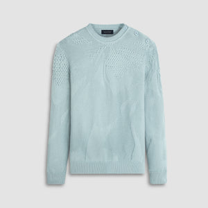 Mixed Stitch Crew Neck Sweater