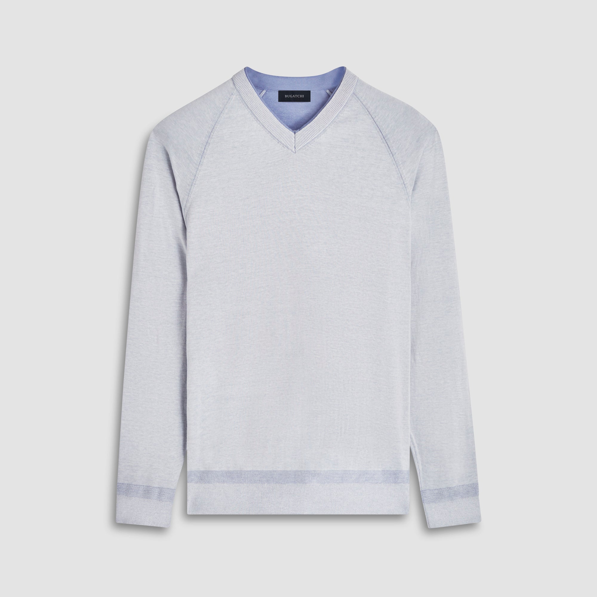 Solid V-Neck Sweater